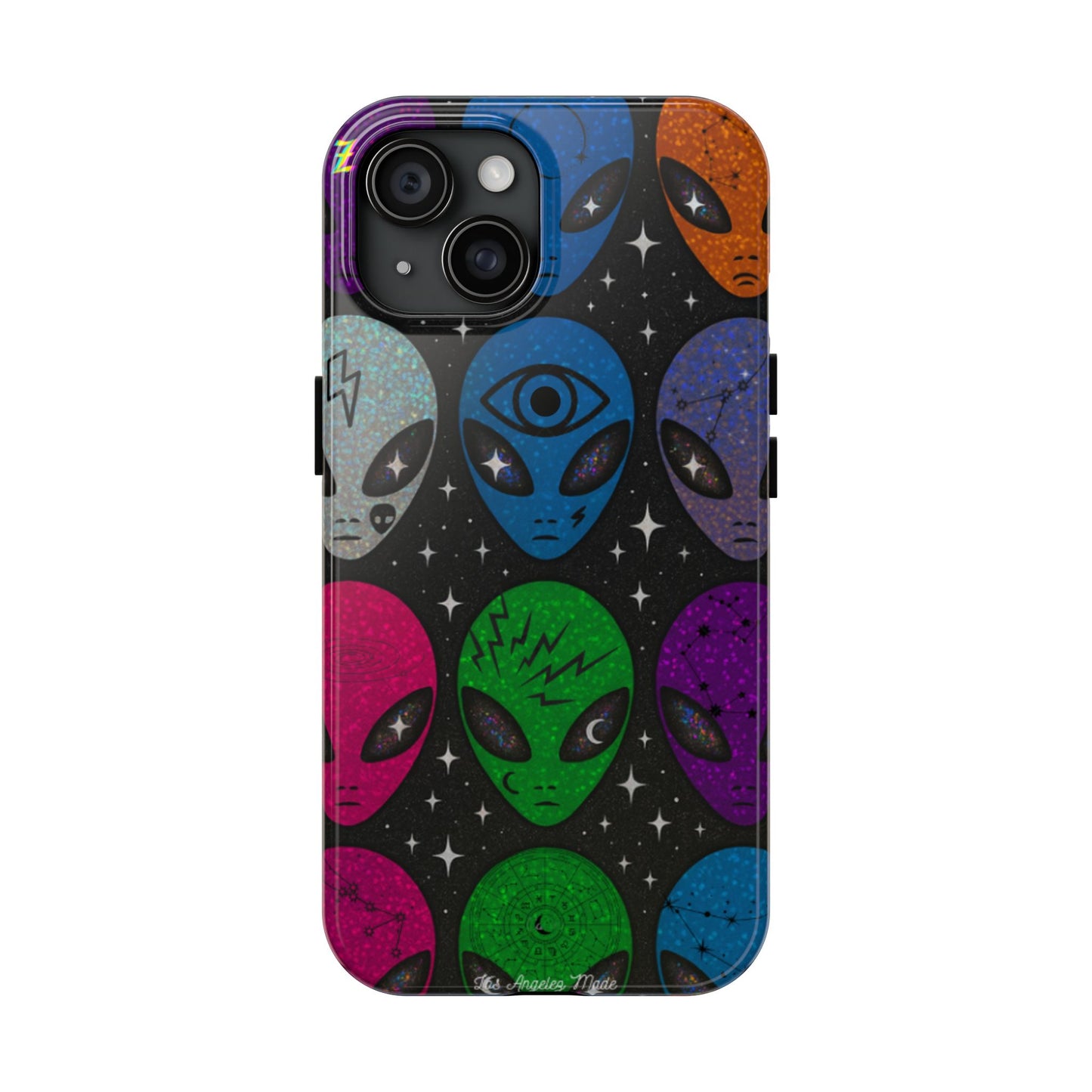 Los Angelez Made x Y2K Alien Sticker Sheet Tough Phone Case