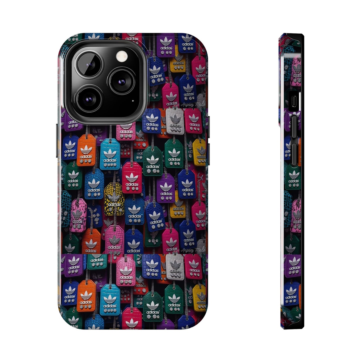 Los Angelez Made x Adidas Leather Tags Tough Phone Case