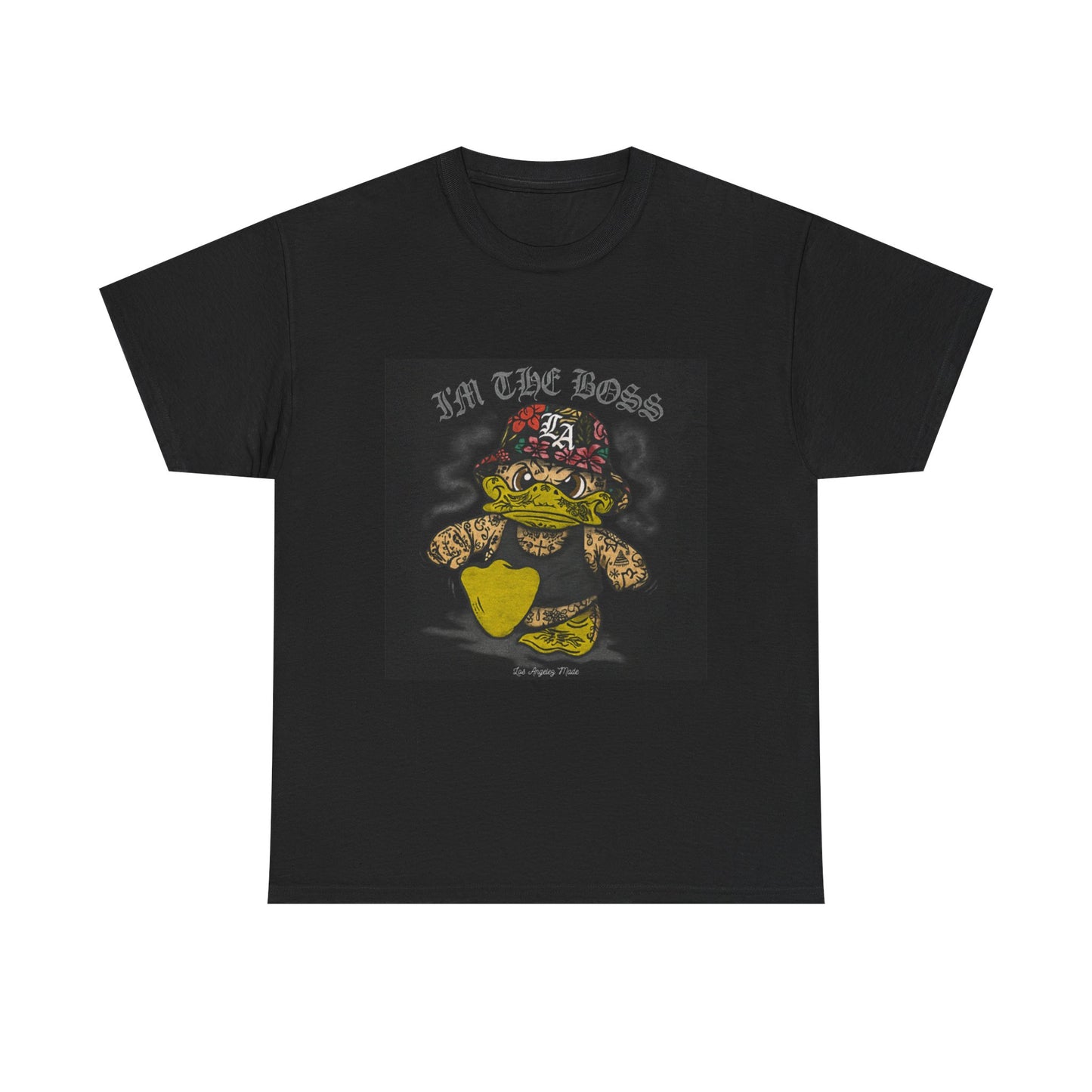 Los Angelez Made x I'm The Boss Duck Unisex Heavy Cotton T-Shirt