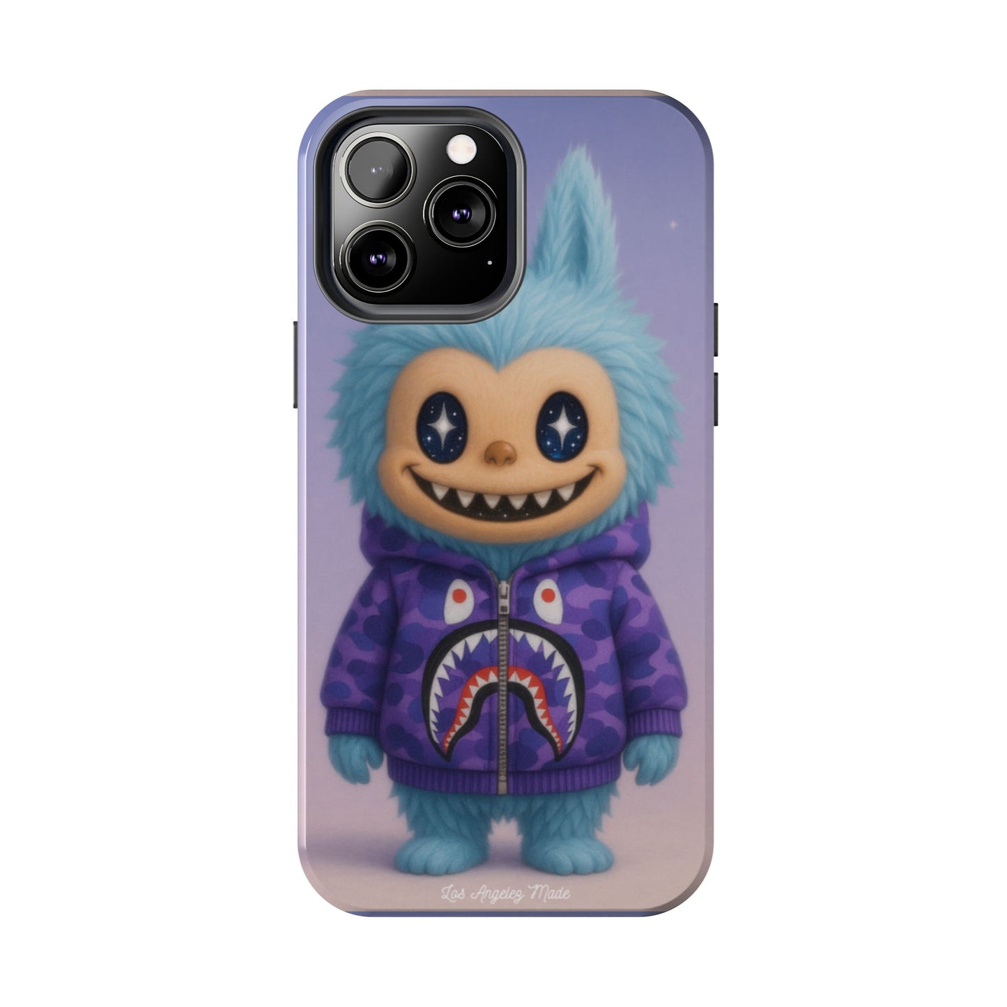 Los Angelez Made x Labubu BAPE Hoodie Tough Phone Case