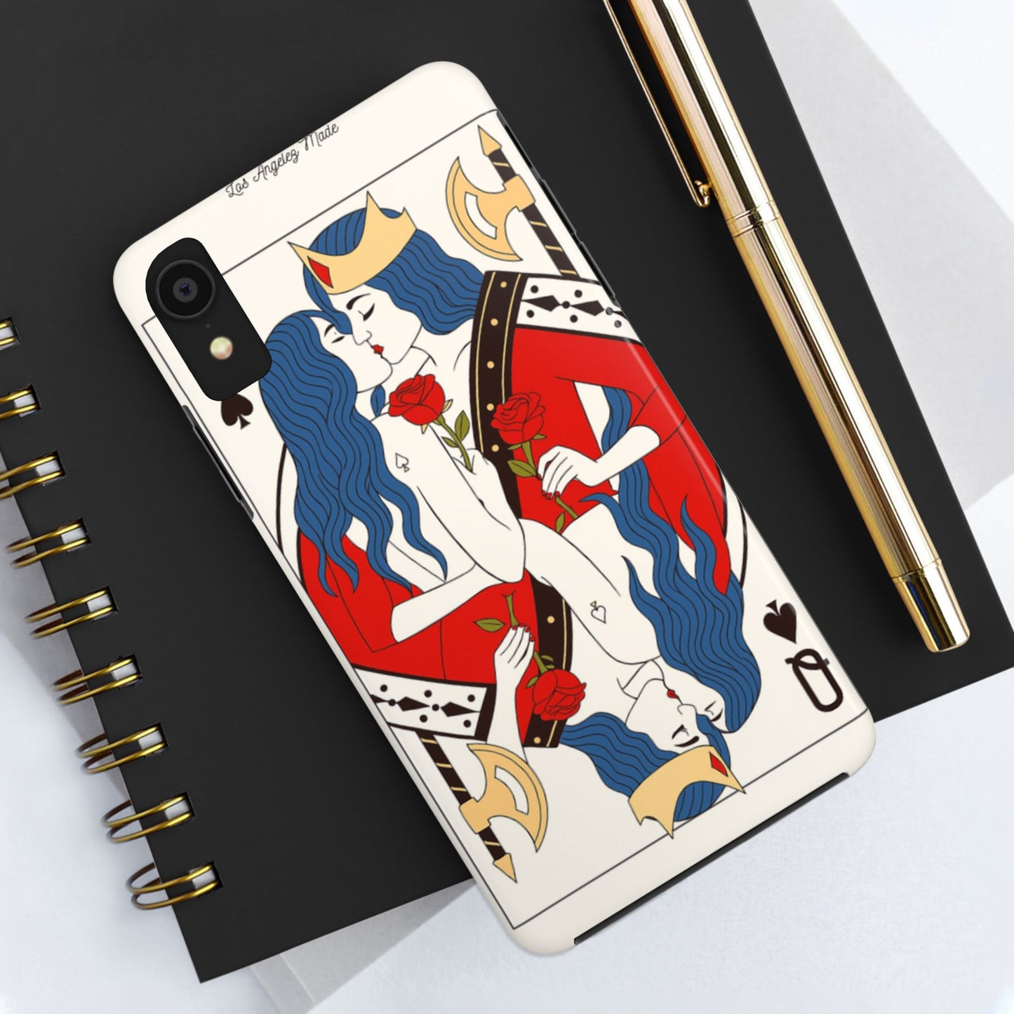 Los Angelez Made x Two Queens Card Tough Phone Case
