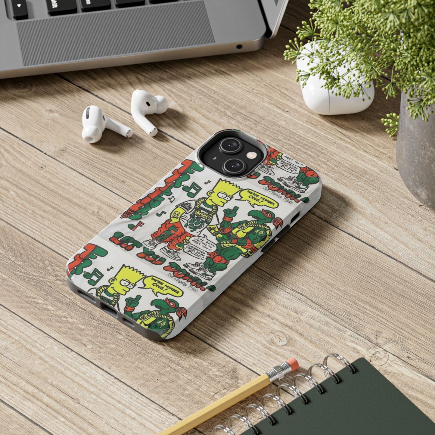 Los Angelez Made x Bart & TMNT Tough Phone Case