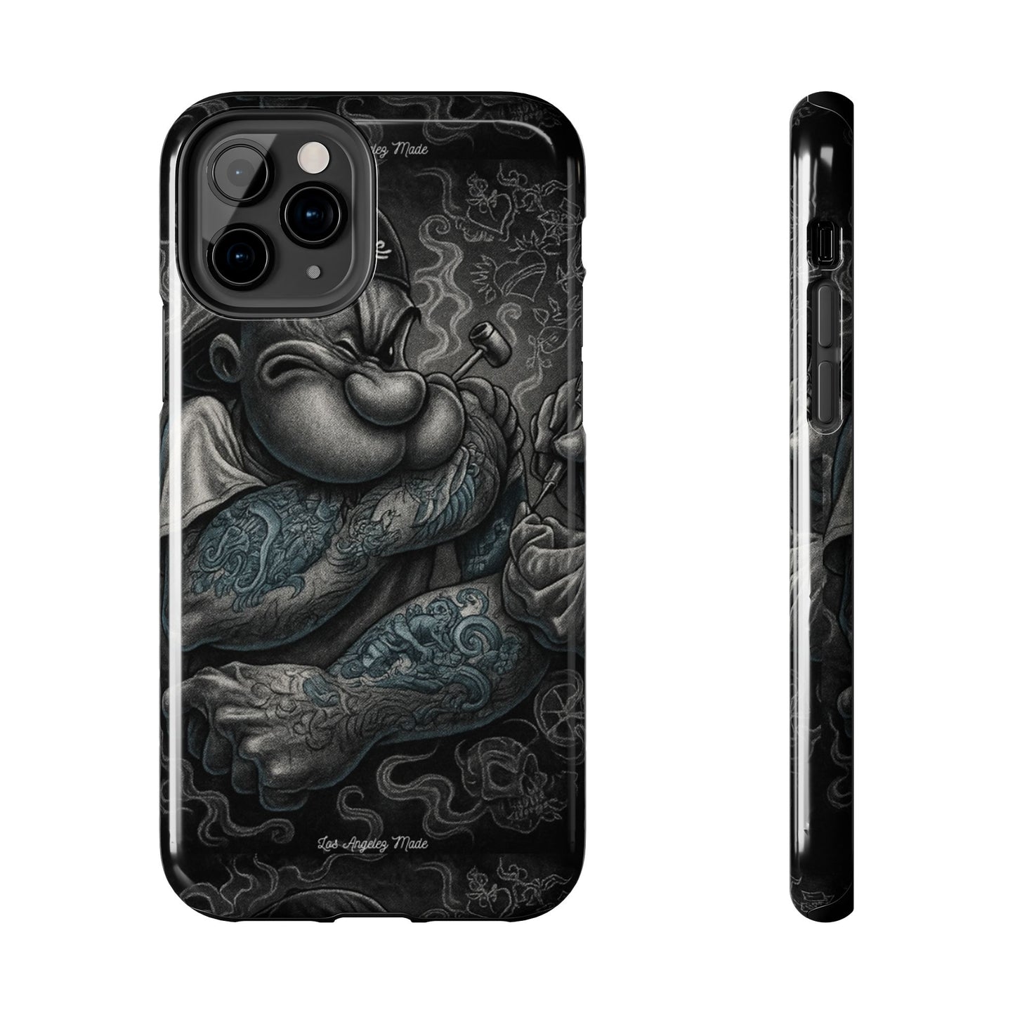 Los Angelez Made x Popeye Getting Tatted Tough Phone Case