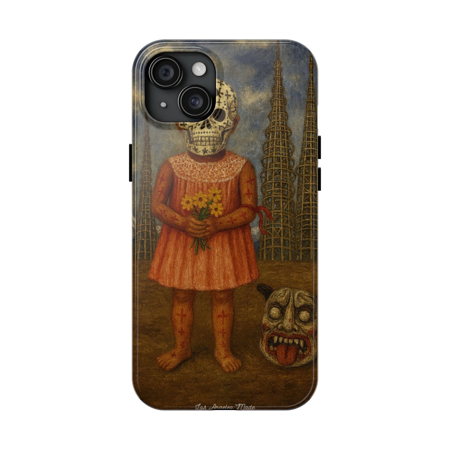 Los Angelez Made x Girl With Death Mask Tough Phone Case