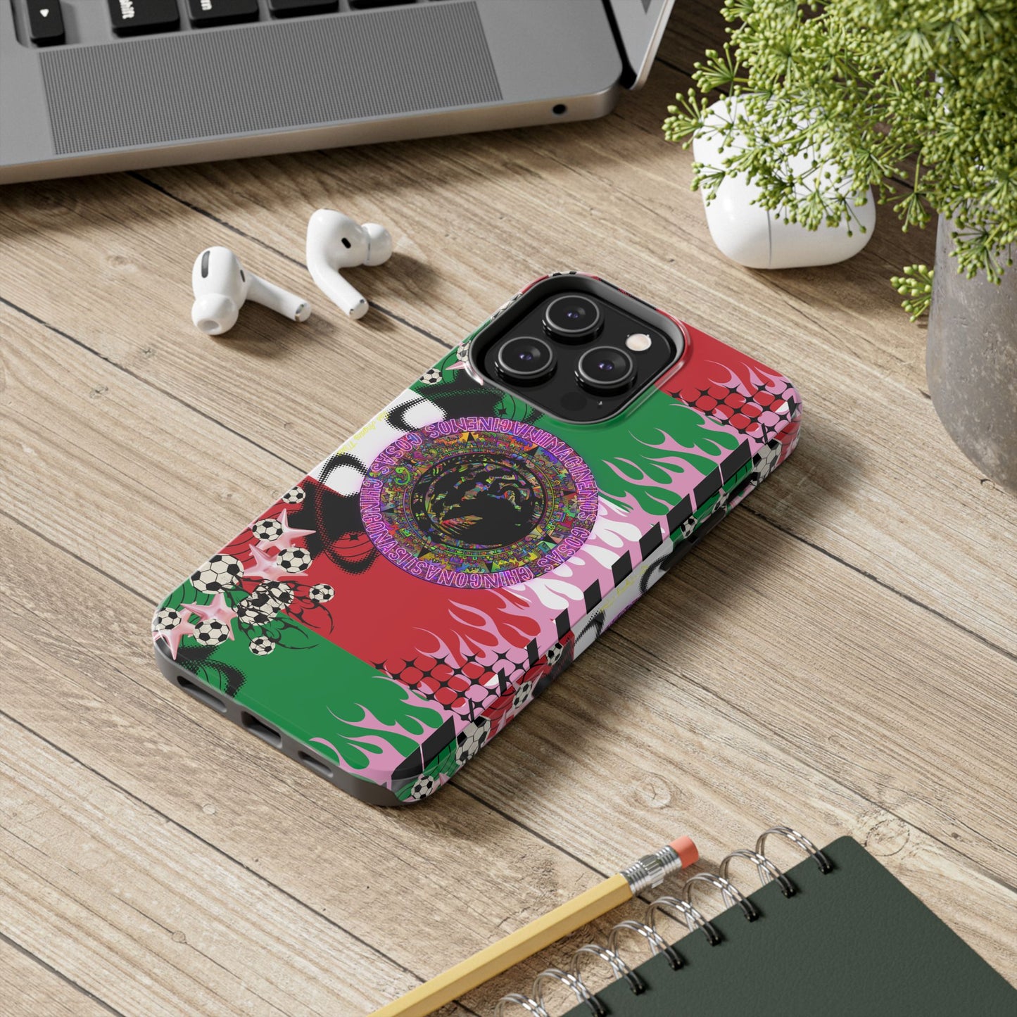 Los Angelez Made x Mexican Flag Tough Phone Case