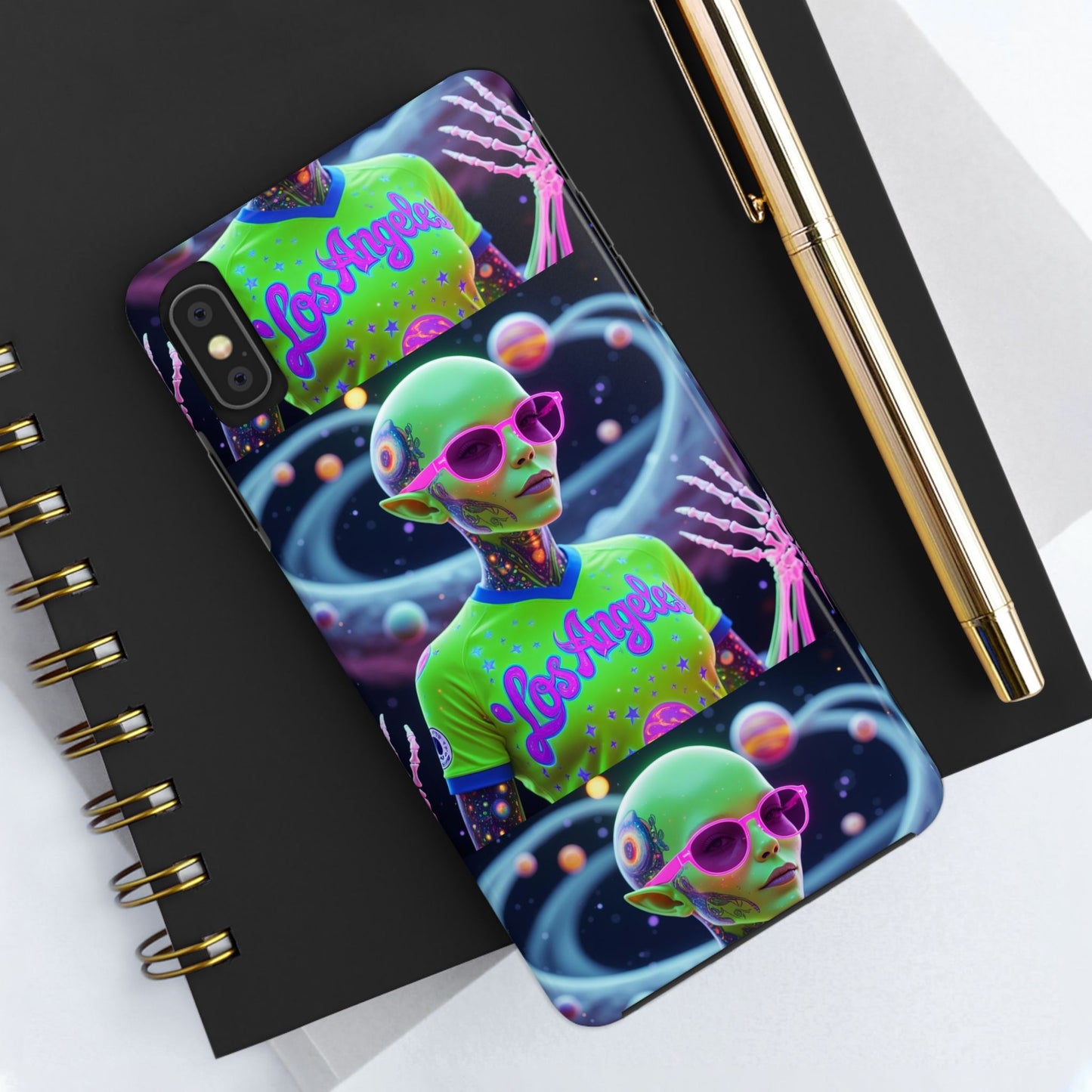 Los Angelez Made x Neon Alien Tough Phone Case