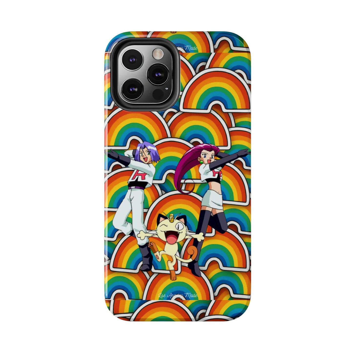 Los Angelez Made x Team Rocket Rainbow Emoji Tough Phone Case