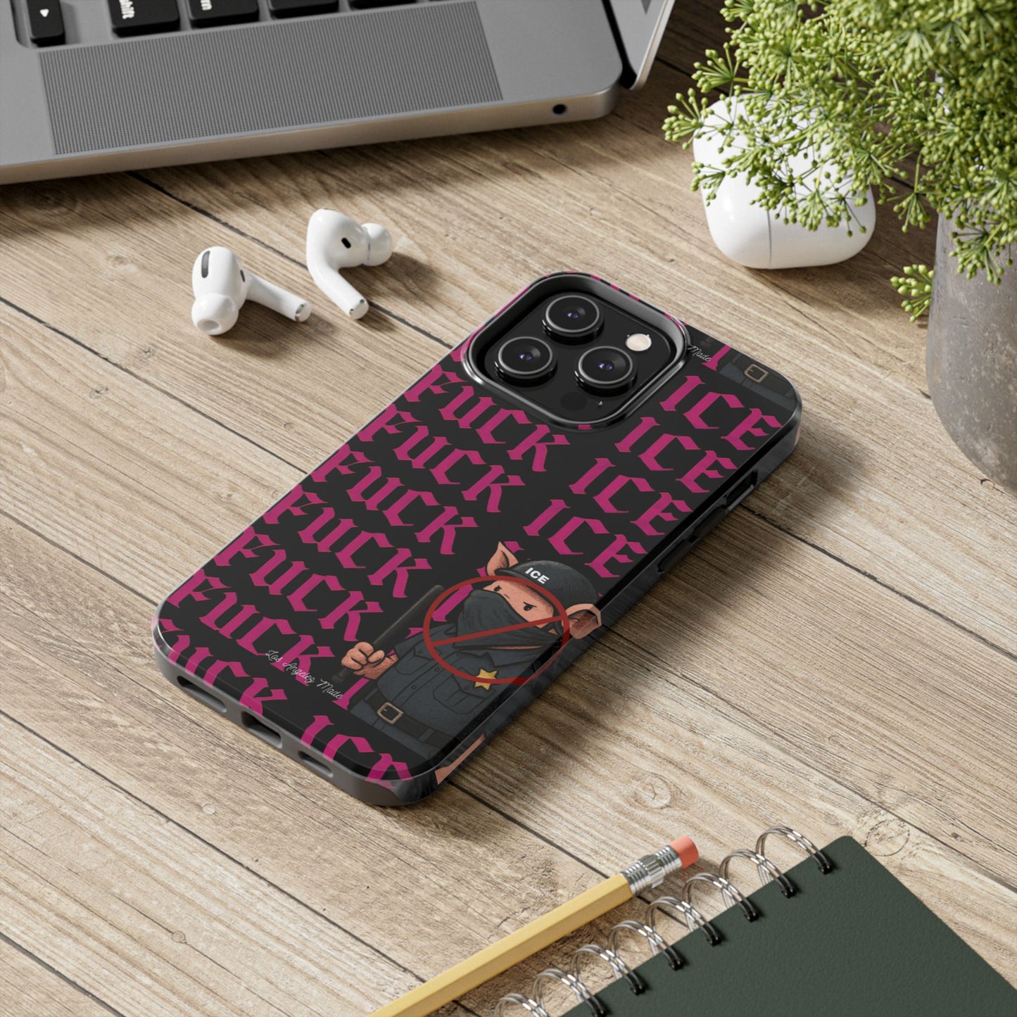Los Angelez Made x F*ck ICE Tough Phone Case