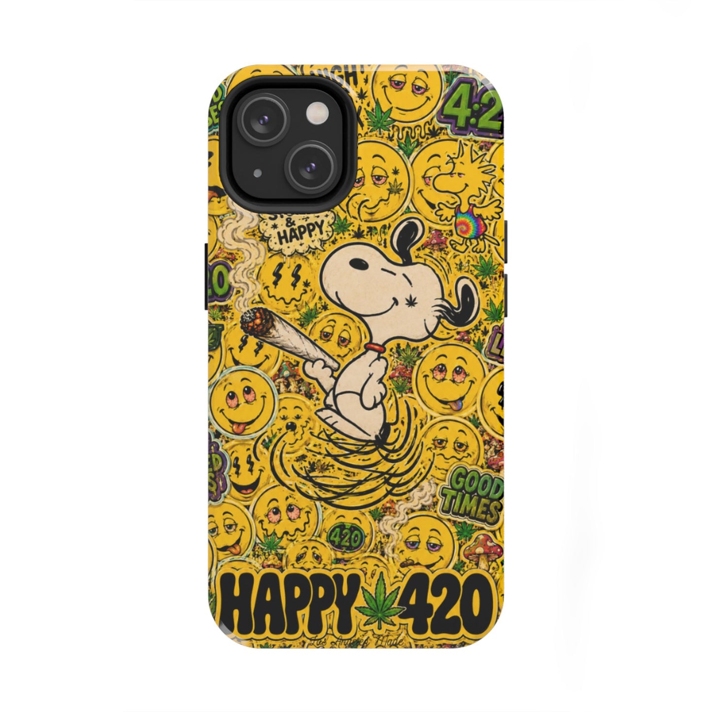 Los Angelez Made x 420 Happy Snoopy Tough Phone Case
