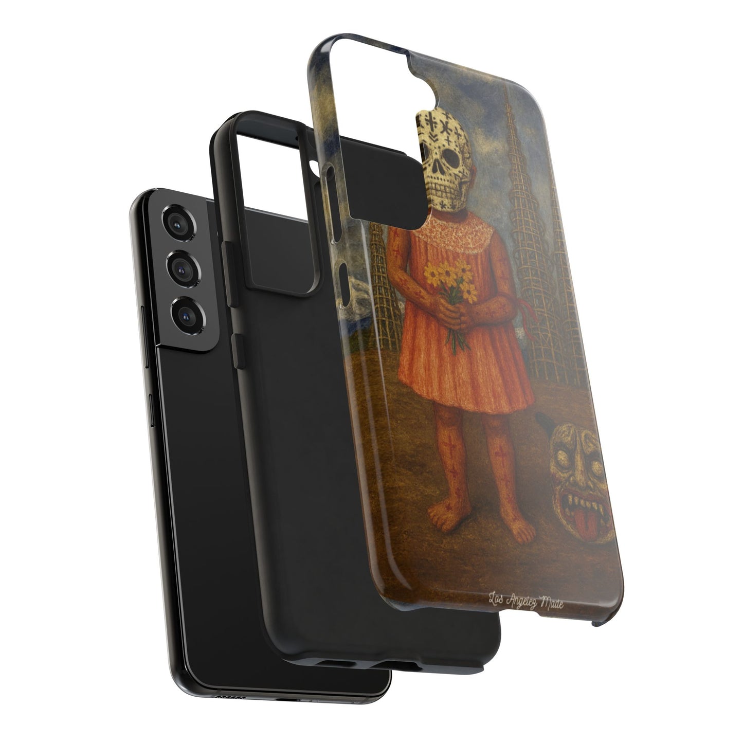 Los Angelez Made x Girl With Death Mask Tough Phone Case