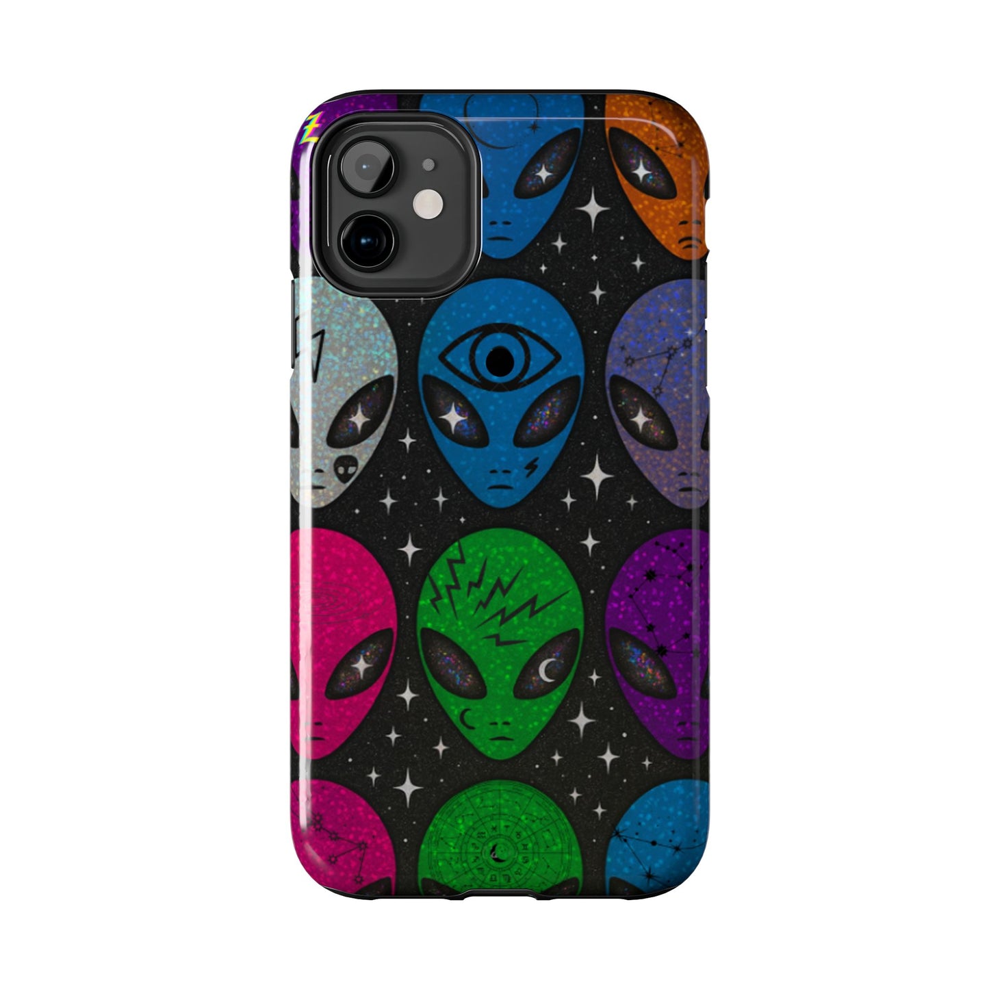 Los Angelez Made x Y2K Alien Sticker Sheet Tough Phone Case