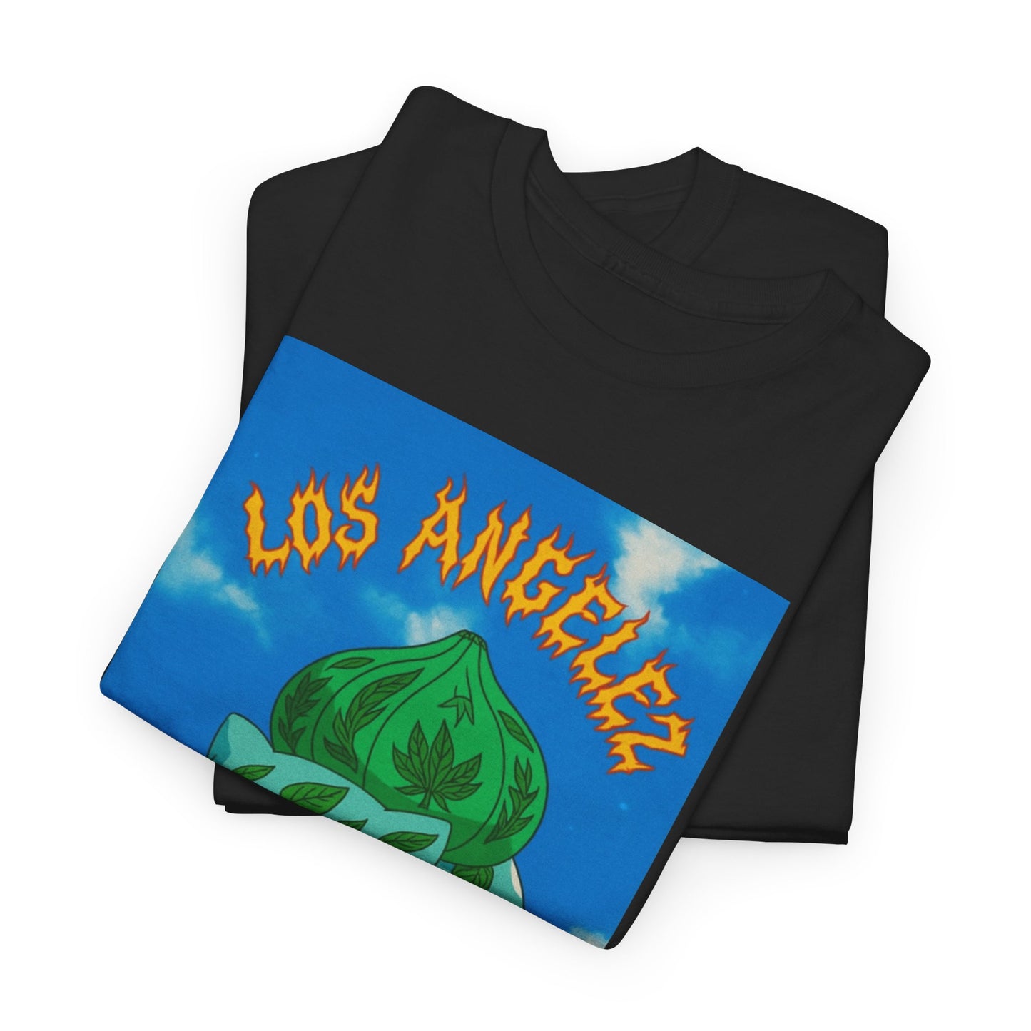 Los Angelez Made x Bulba Saur Unisex Heavy Cotton T-Shirt