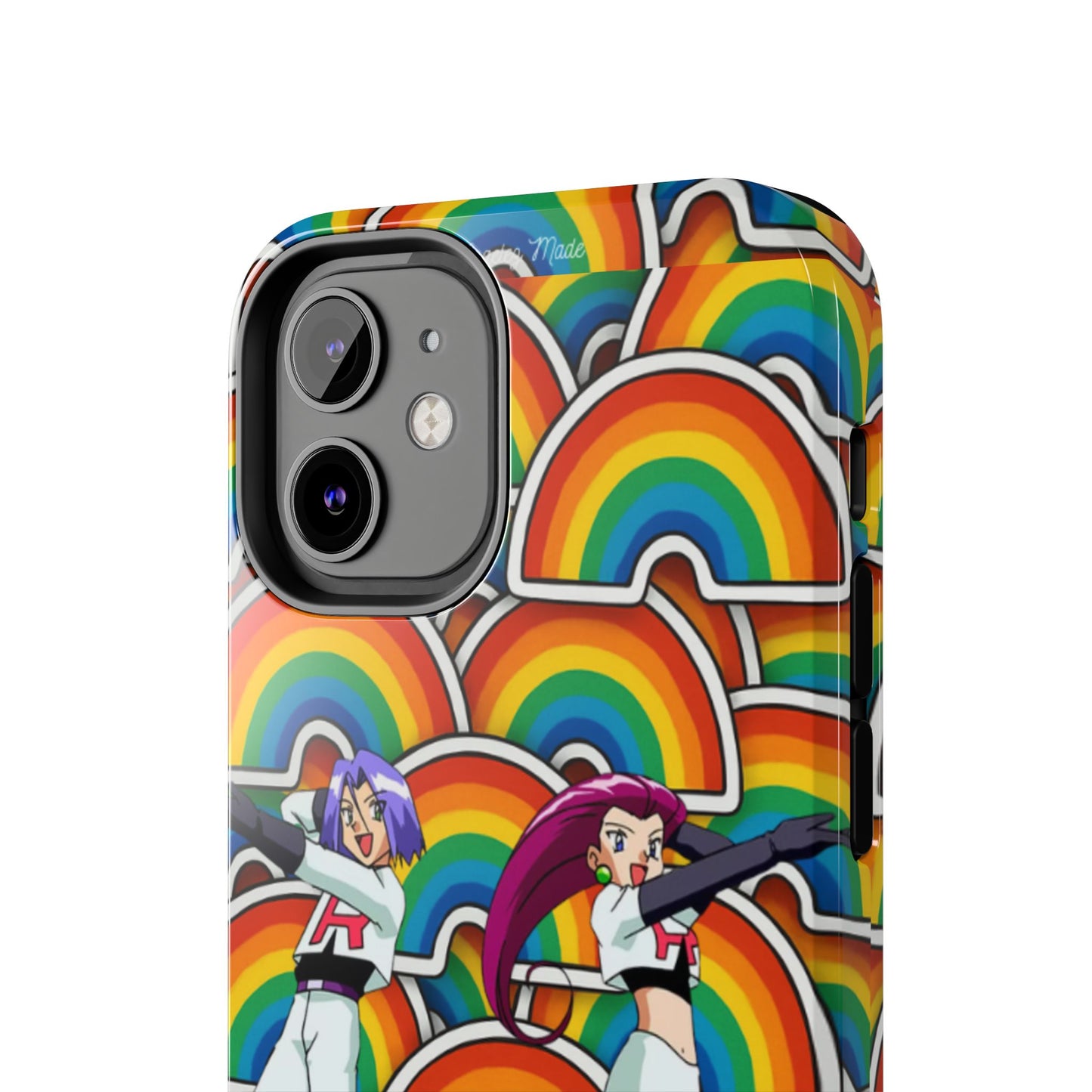 Los Angelez Made x Team Rocket Rainbow Emoji Tough Phone Case