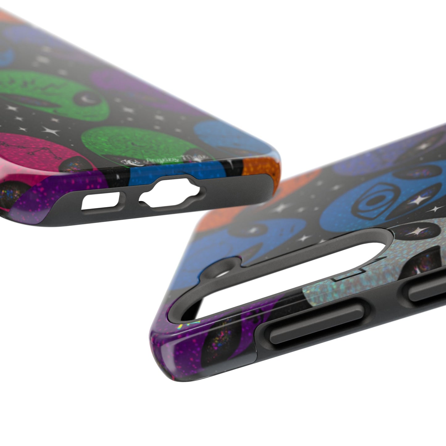 Los Angelez Made x Y2K Alien Sticker Sheet Tough Phone Case