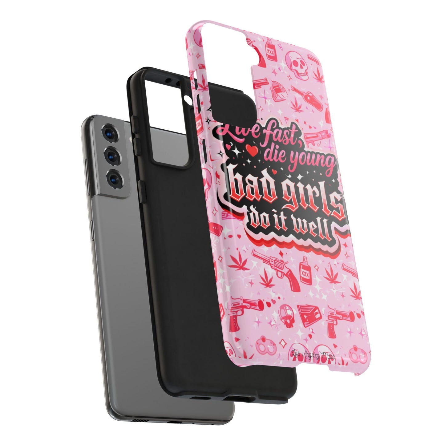 Los Angelez Made x "Live Fast, Die Young'' Tough Phone Case