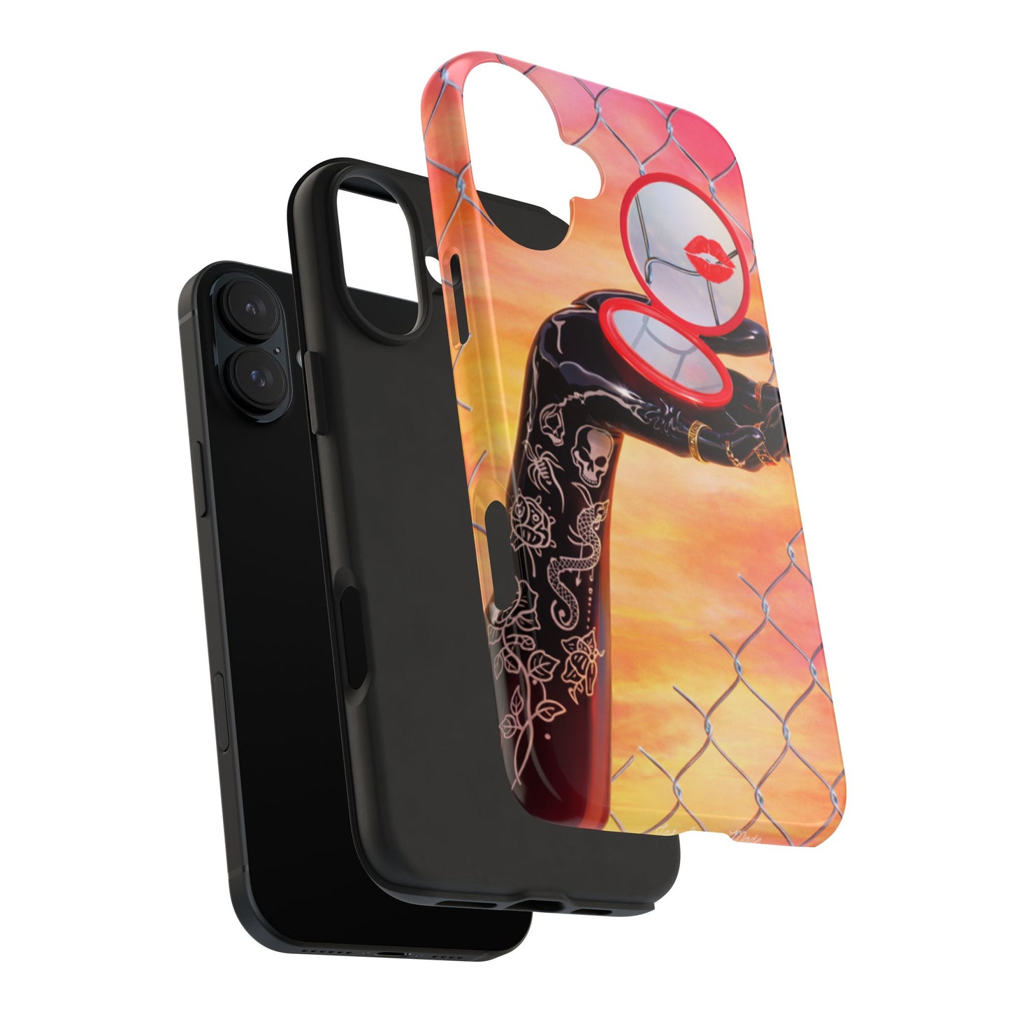 Los Angelez Made x Compact Kiss Tough Phone Case