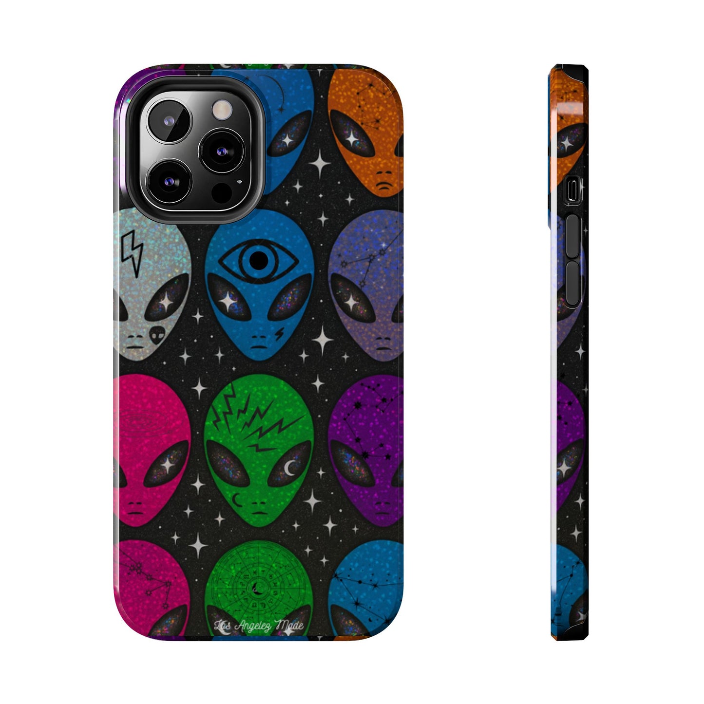 Los Angelez Made x Y2K Alien Sticker Sheet Tough Phone Case