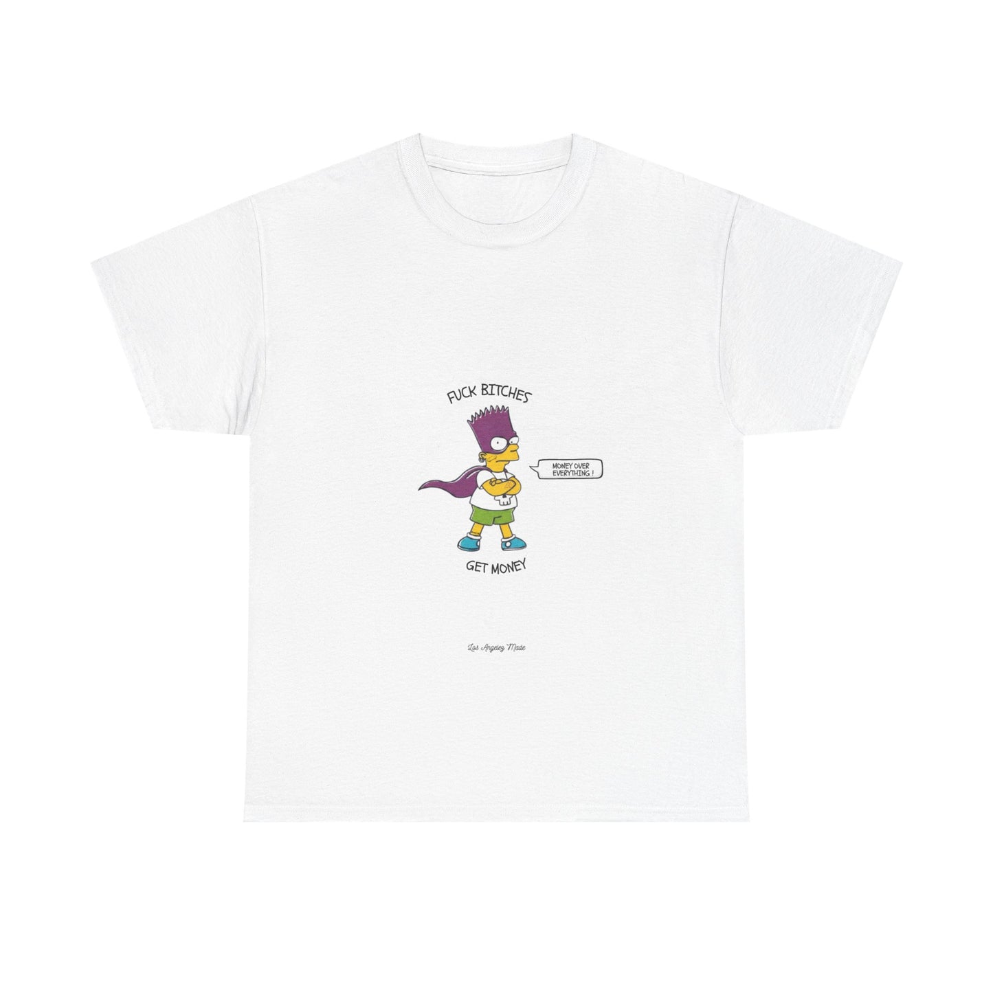 Los Angelez Made x Bart Get Money Unisex Heavy Cotton T-Shirt