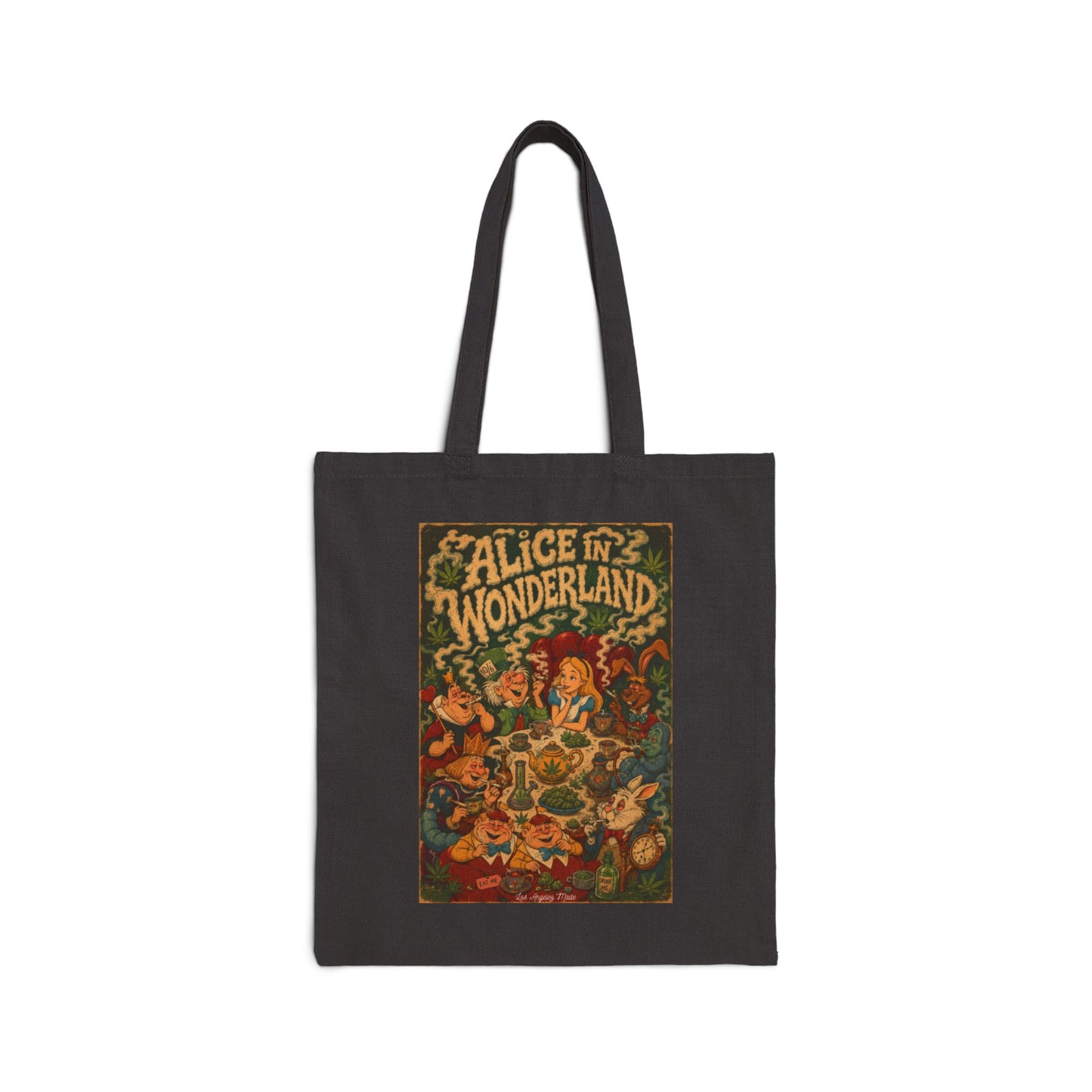 Los Angelez Made x Alice in Wonderland Canvas Tote Bag