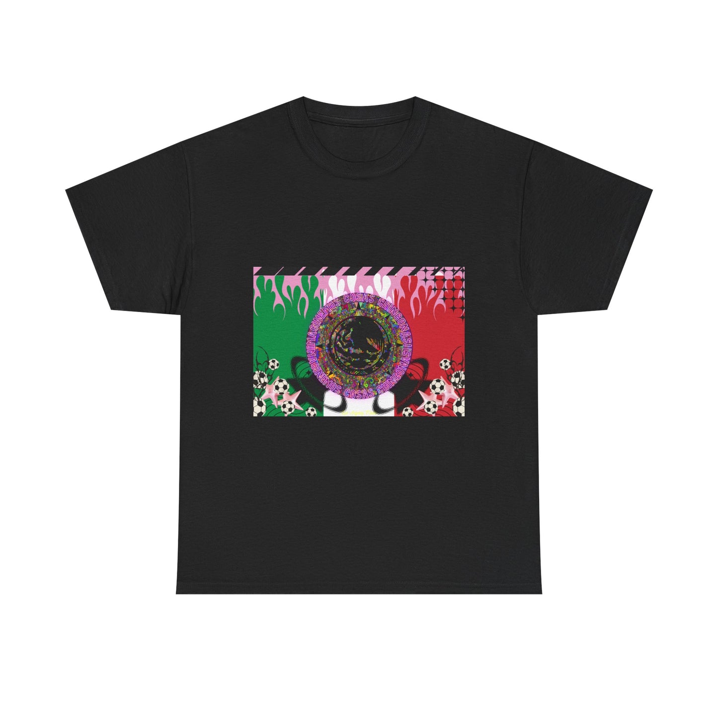 Los Angelez Made x Mexican Flag Unisex Heavy Cotton T-Shirt