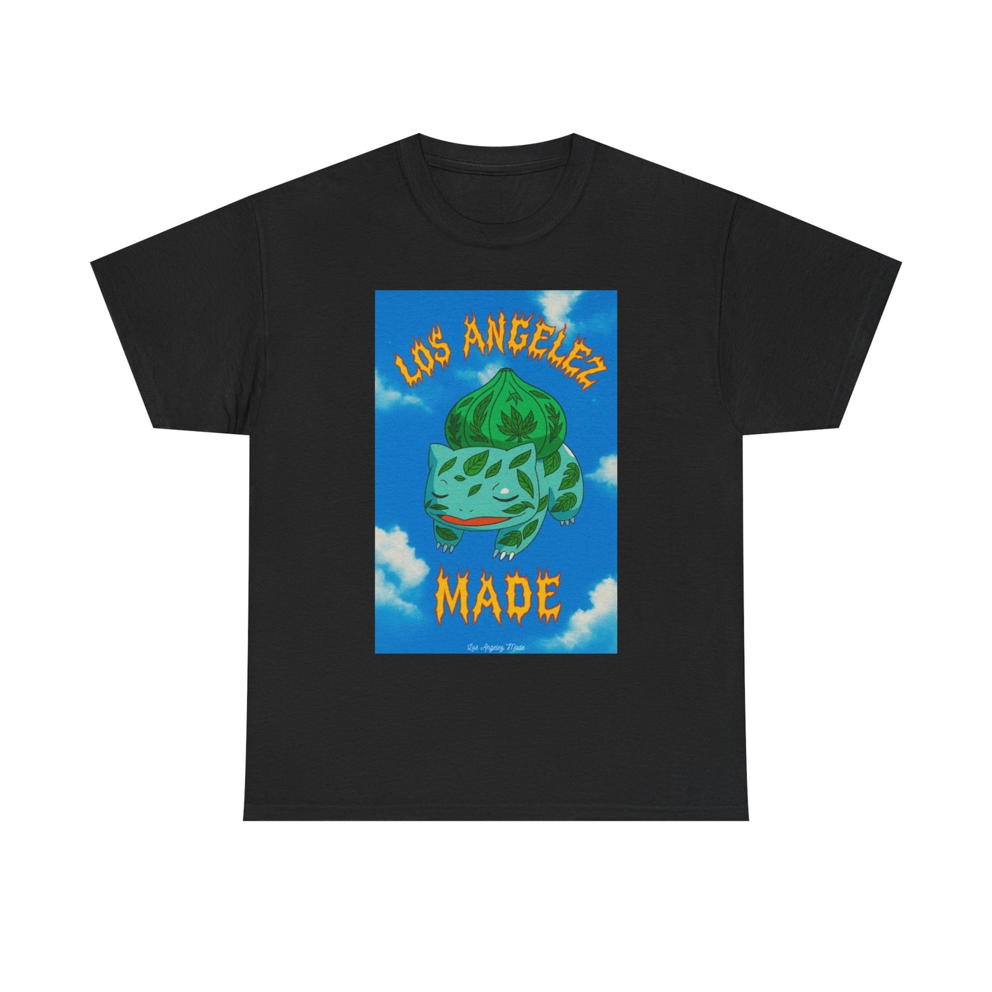 Los Angelez Made x Bulba Saur Unisex Heavy Cotton T-Shirt