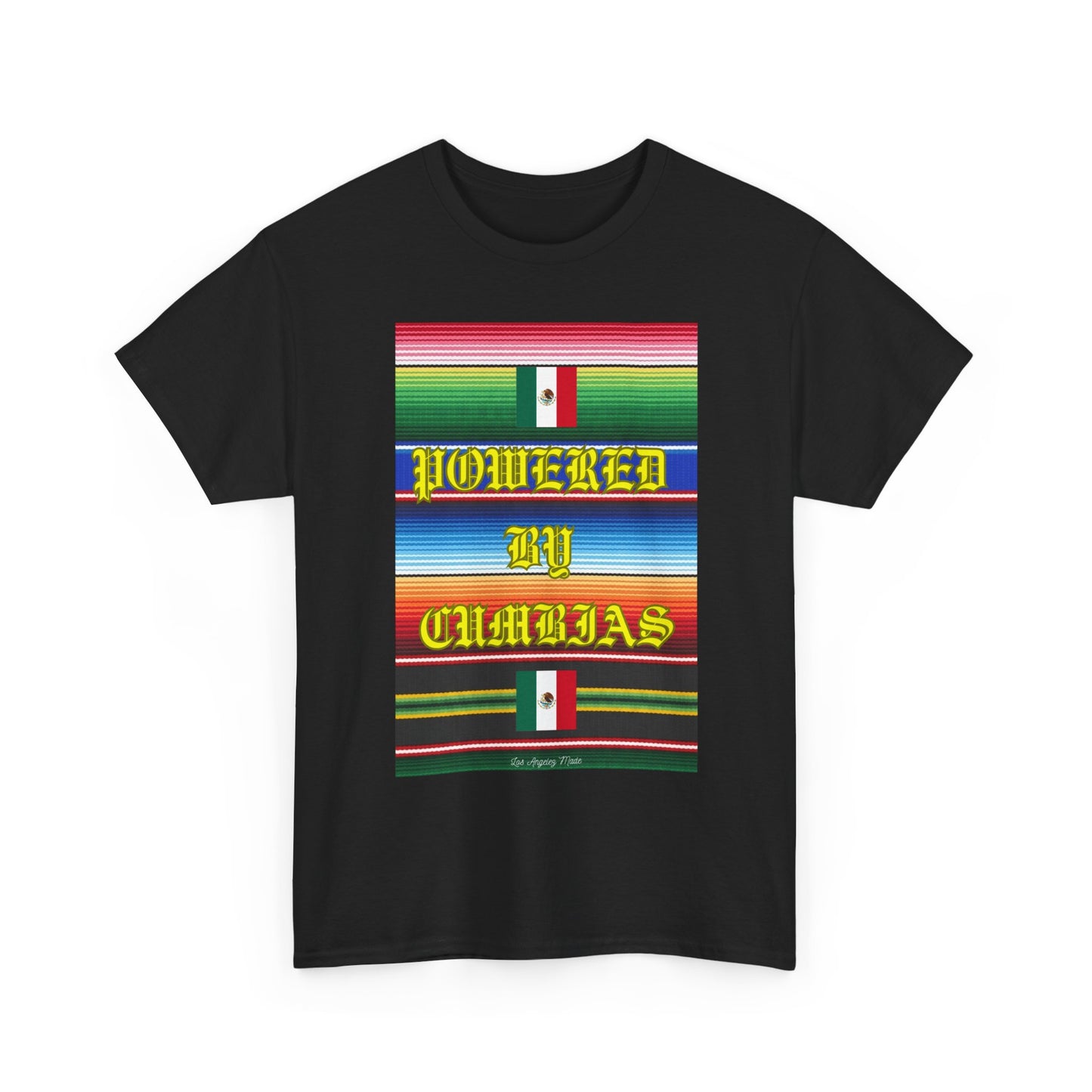 Los Angelez Made x ''Powered by Cumbias'' Unisex Heavy Cotton T-Shirt