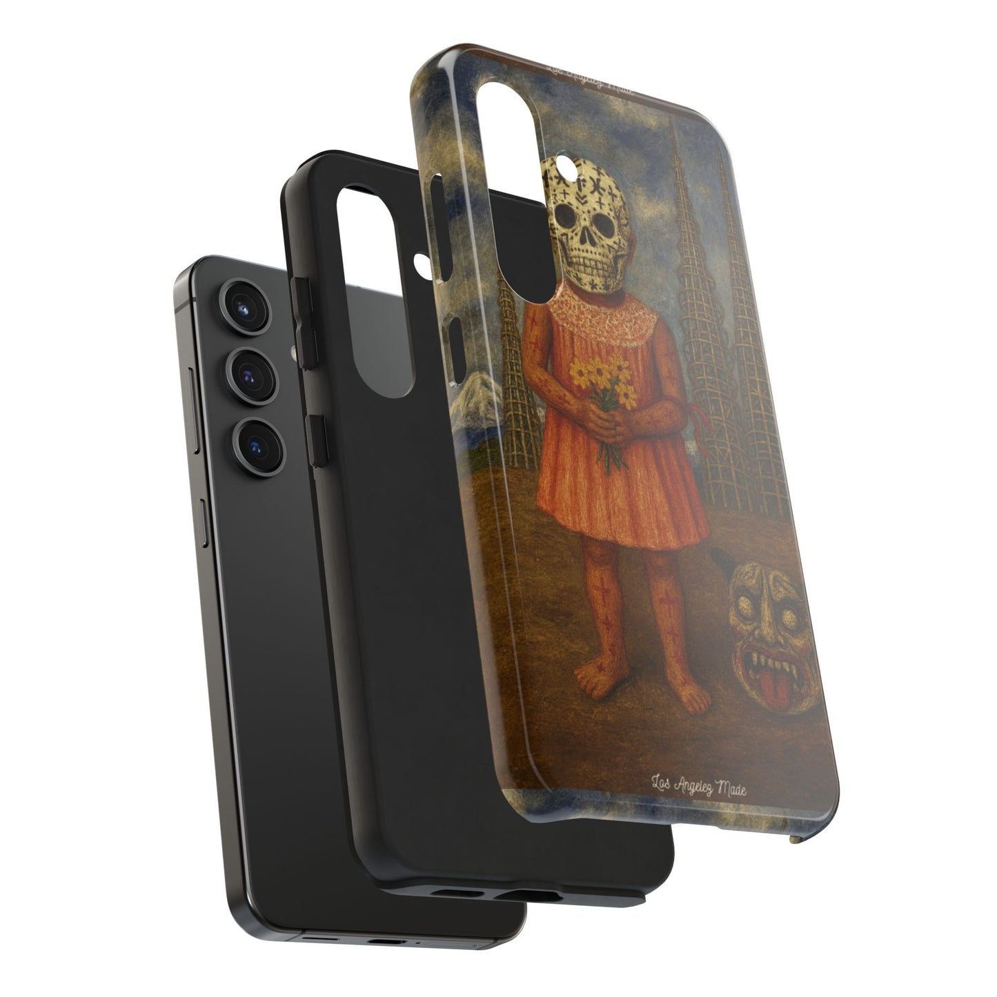 Los Angelez Made x Girl With Death Mask Tough Phone Case