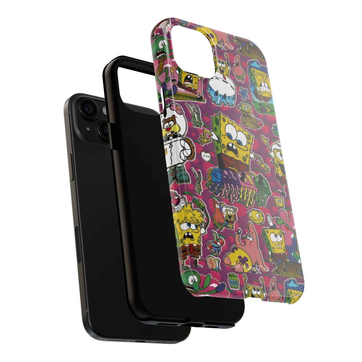 Los Angelez Made x SpongeBob Sticker Sheet Tough Phone Case