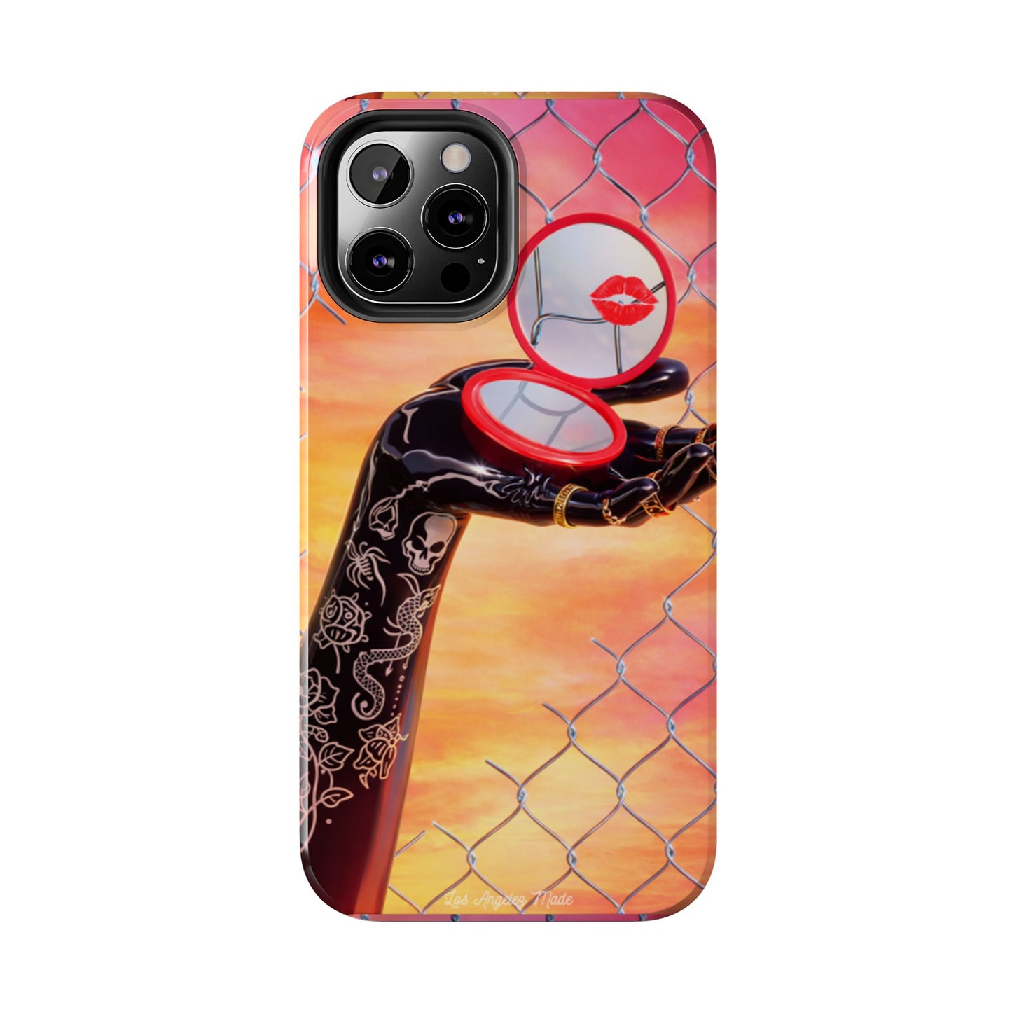 Los Angelez Made x Compact Kiss Tough Phone Case