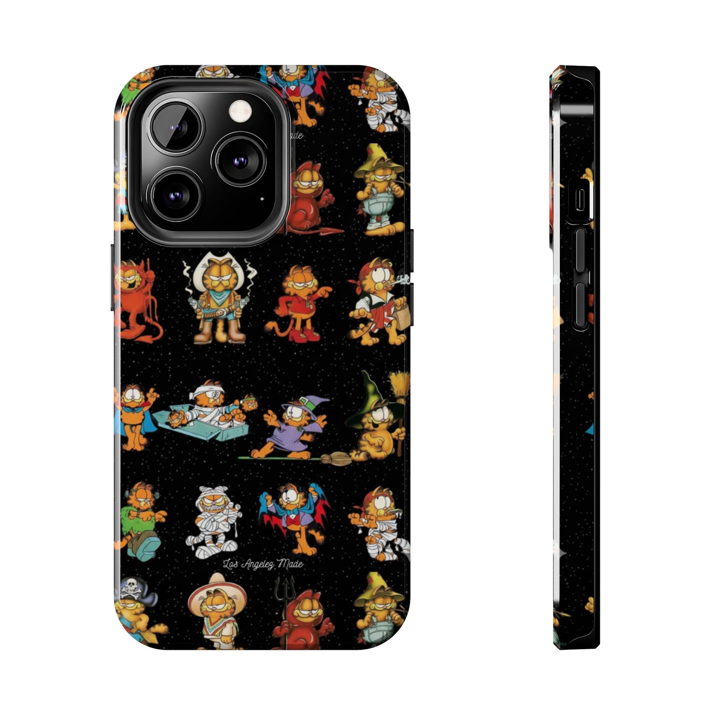 Los Angelez Made x Garfield Halloween Sticker Sheet Tough Phone Case