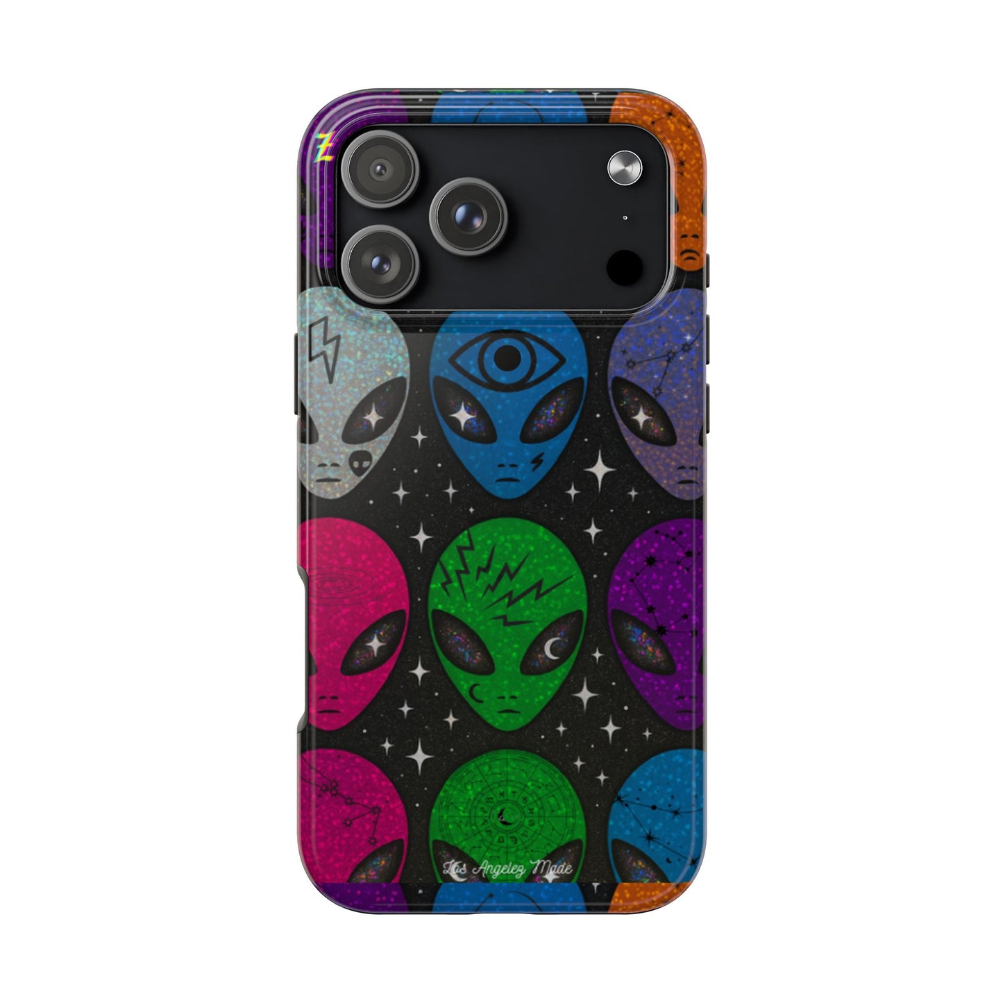Los Angelez Made x Y2K Alien Sticker Sheet Tough Phone Case