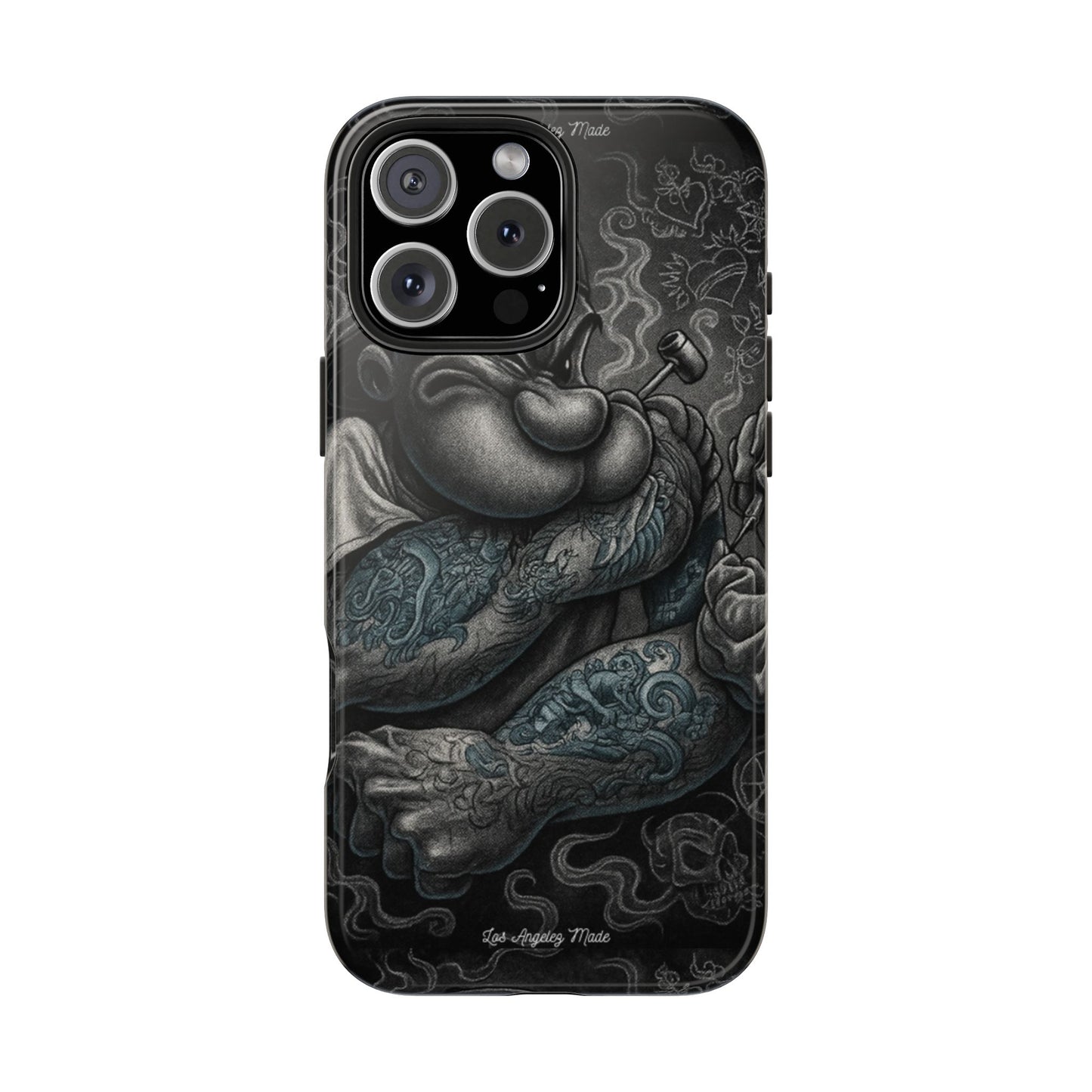 Los Angelez Made x Popeye Getting Tatted Tough Phone Case