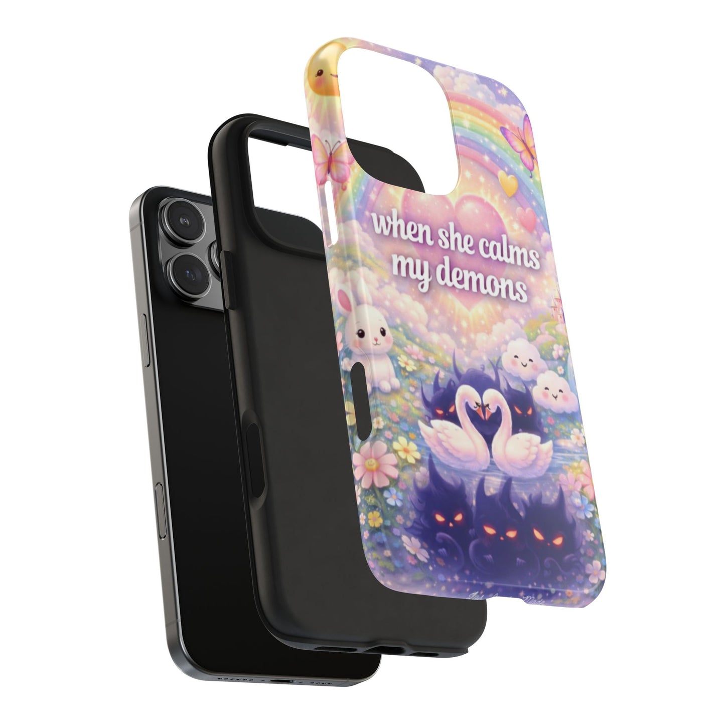 Los Angelez Made x ''When She Calms My Demons'' Tough Phone Case