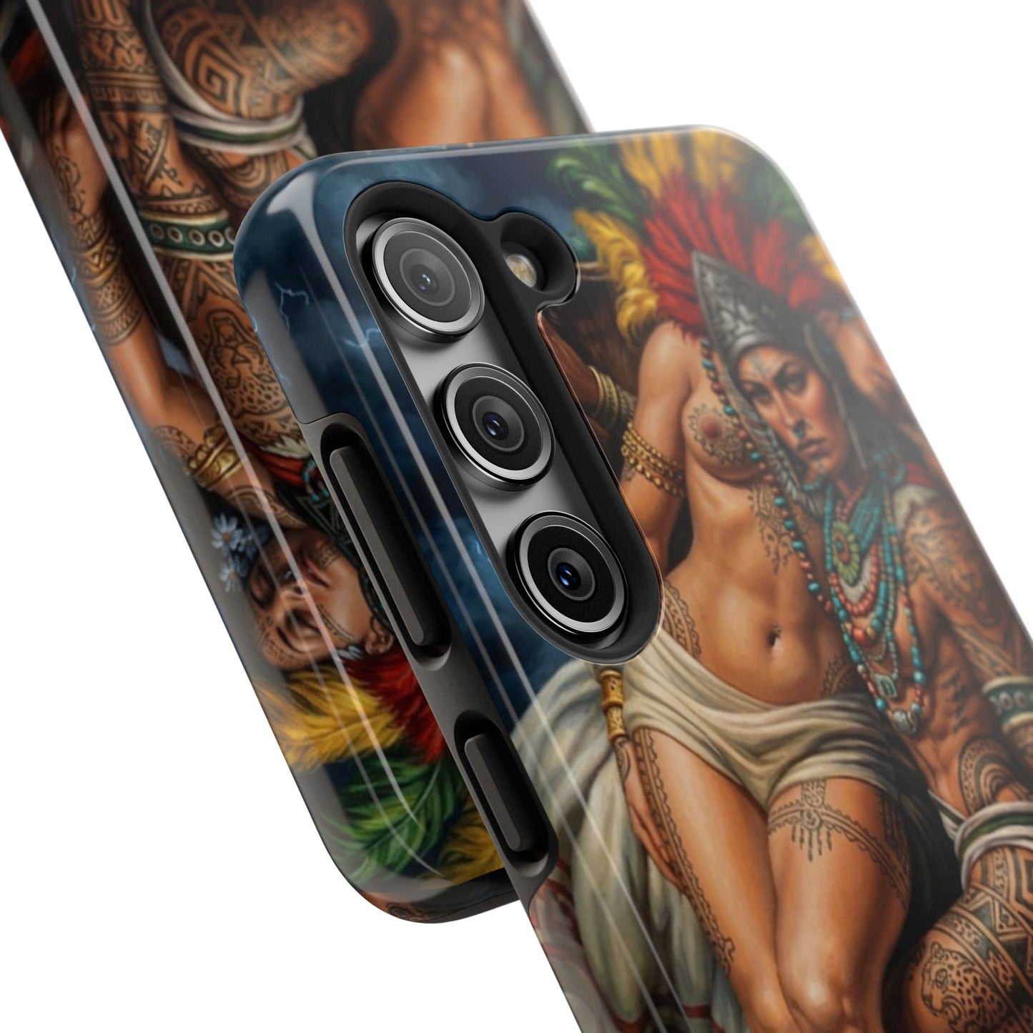 Los Angelez Made x Aztec Lesbian Pride Tough Phone Case