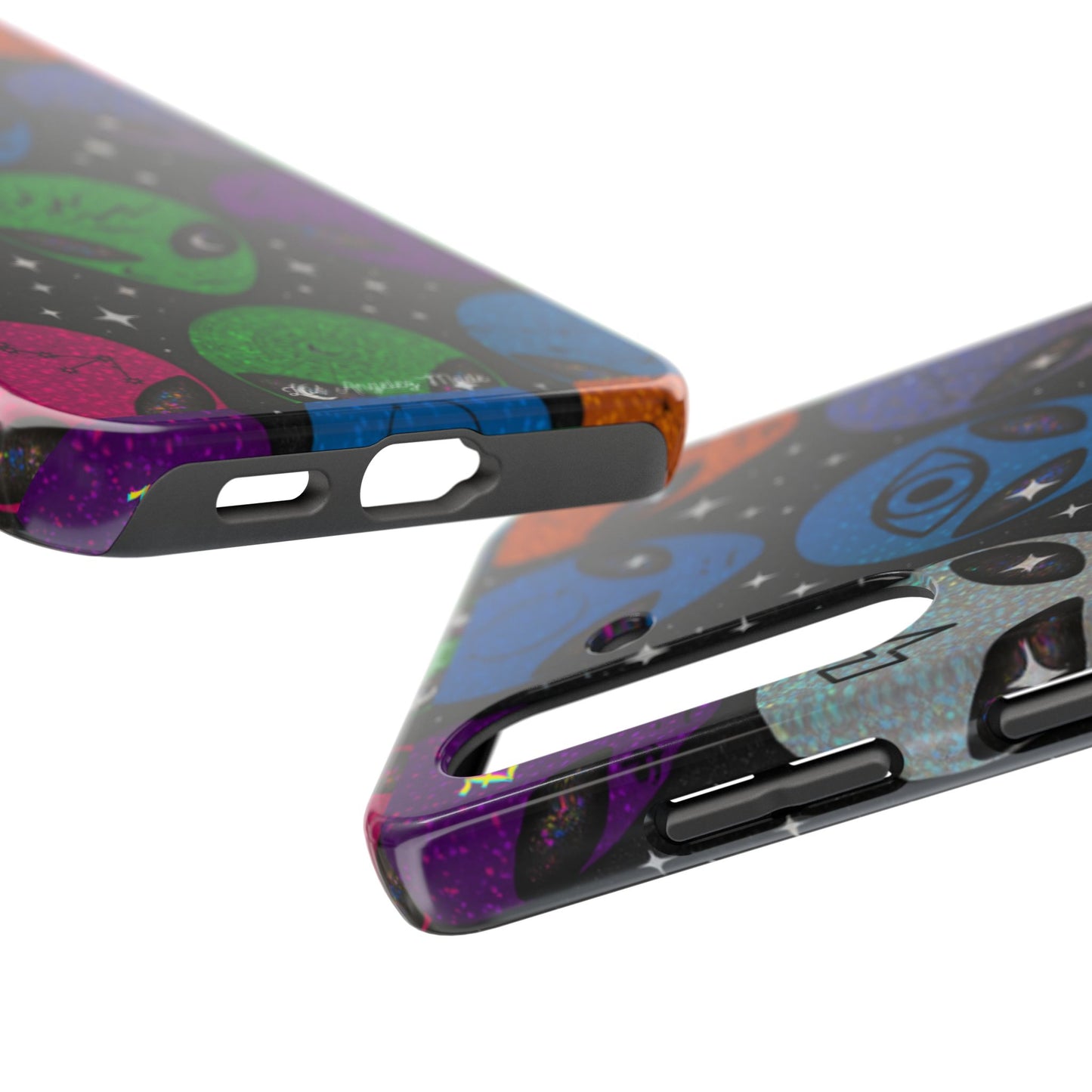 Los Angelez Made x Y2K Alien Sticker Sheet Tough Phone Case
