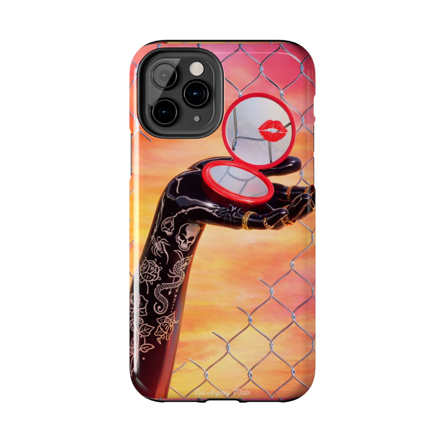Los Angelez Made x Compact Kiss Tough Phone Case