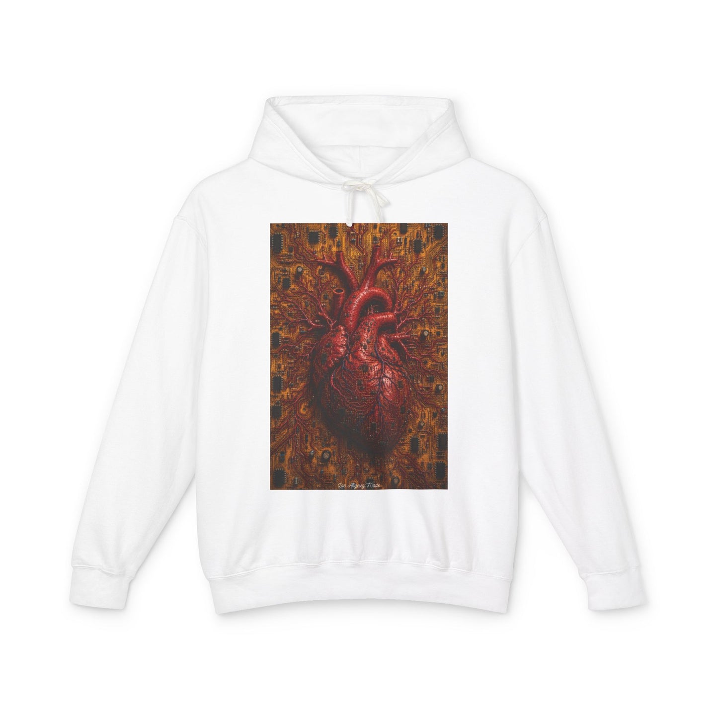 Los Angelez Made x Chrome Heart Hoodie Unisex Lightweight Hooded Sweatshirt