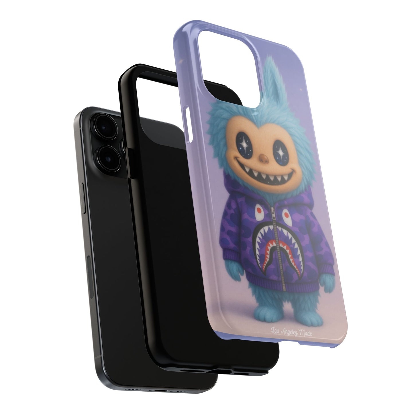 Los Angelez Made x Labubu BAPE Hoodie Tough Phone Case