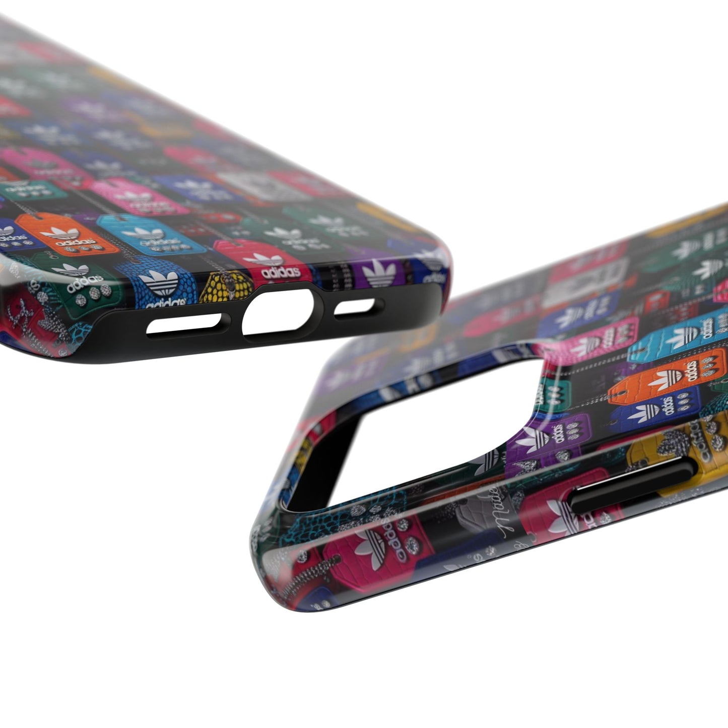Los Angelez Made x Adidas Leather Tags Tough Phone Case