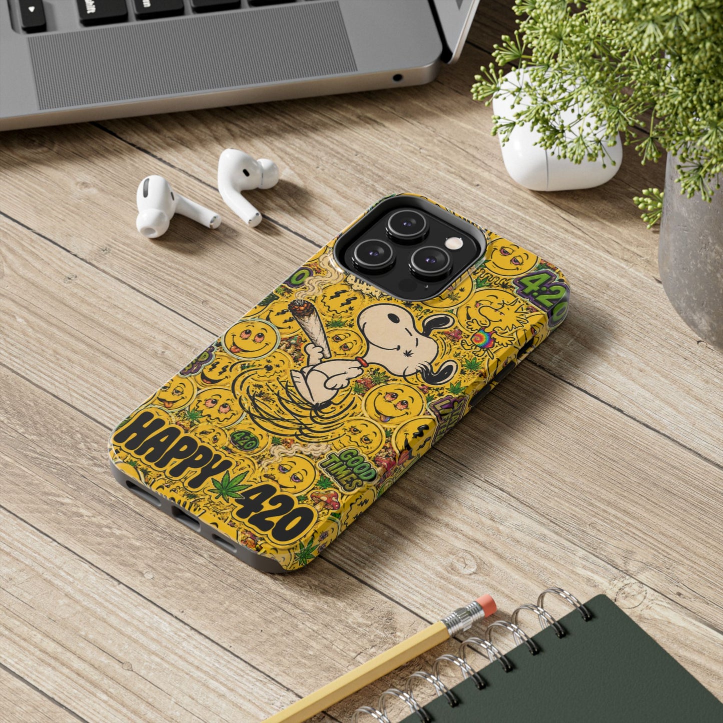 Los Angelez Made x 420 Happy Snoopy Tough Phone Case