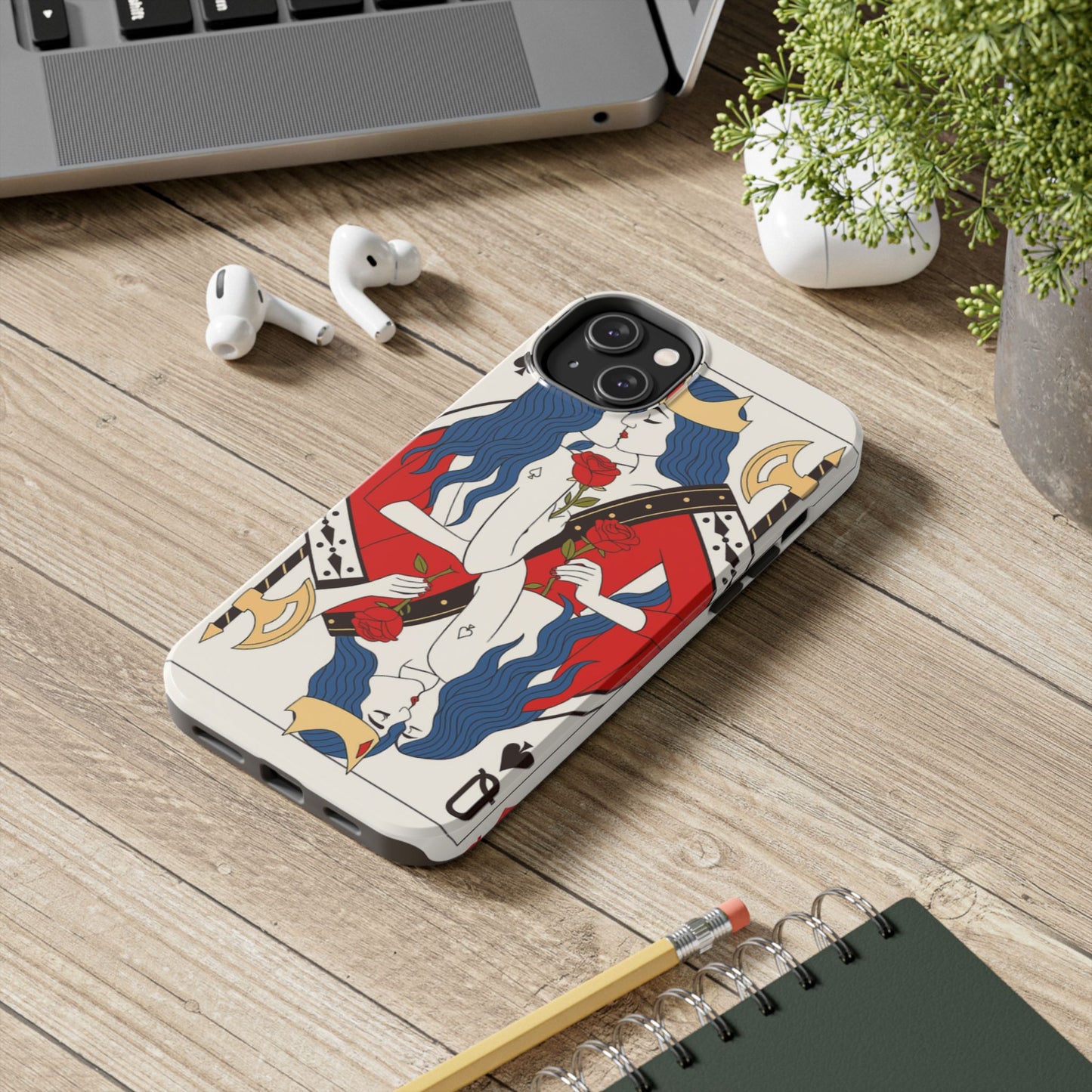 Los Angelez Made x Two Queens Card Tough Phone Case