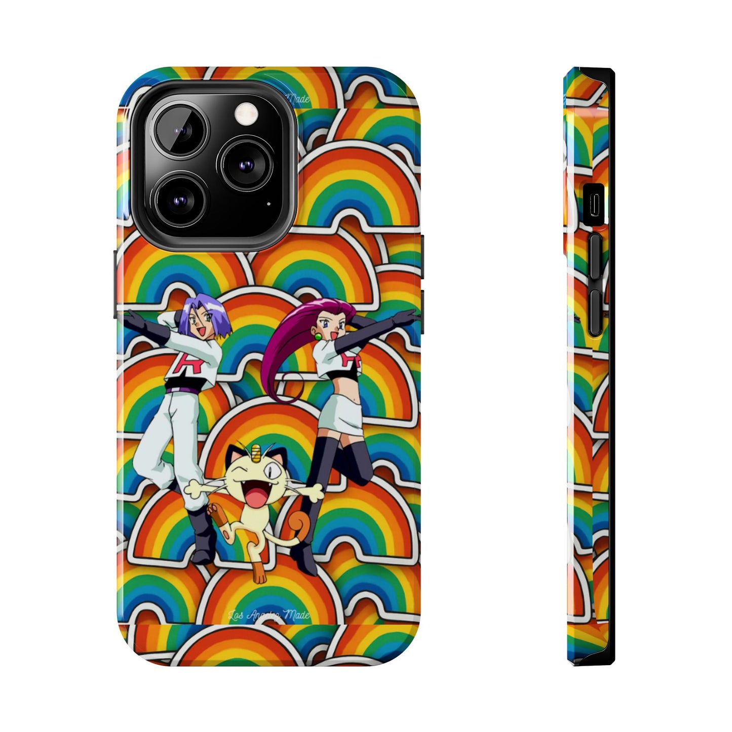 Los Angelez Made x Team Rocket Rainbow Emoji Tough Phone Case