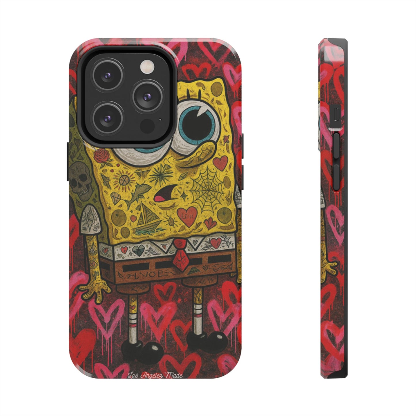 Los Angelez Made x Tatted Spongebob Tough Phone Case