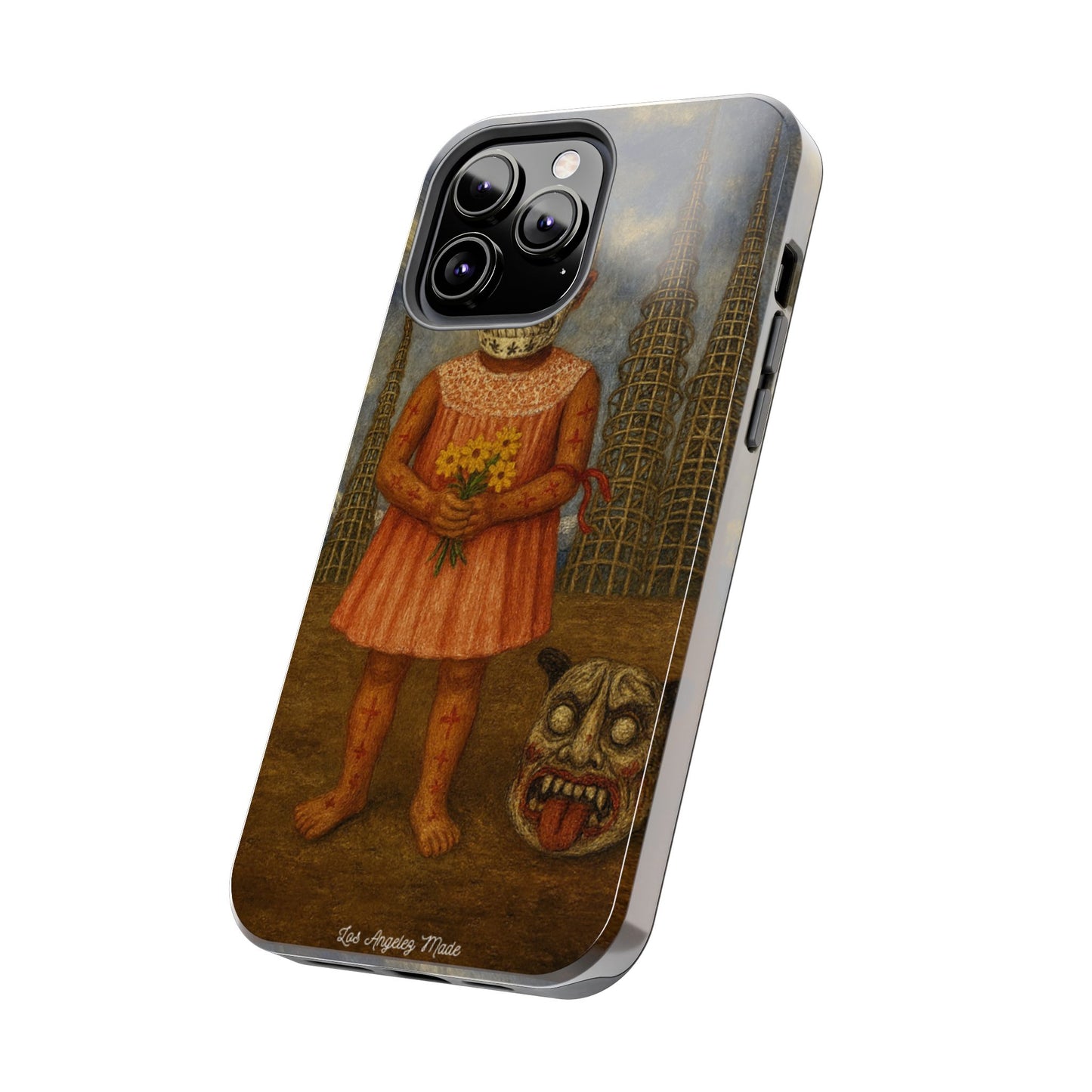 Los Angelez Made x Girl With Death Mask Tough Phone Case