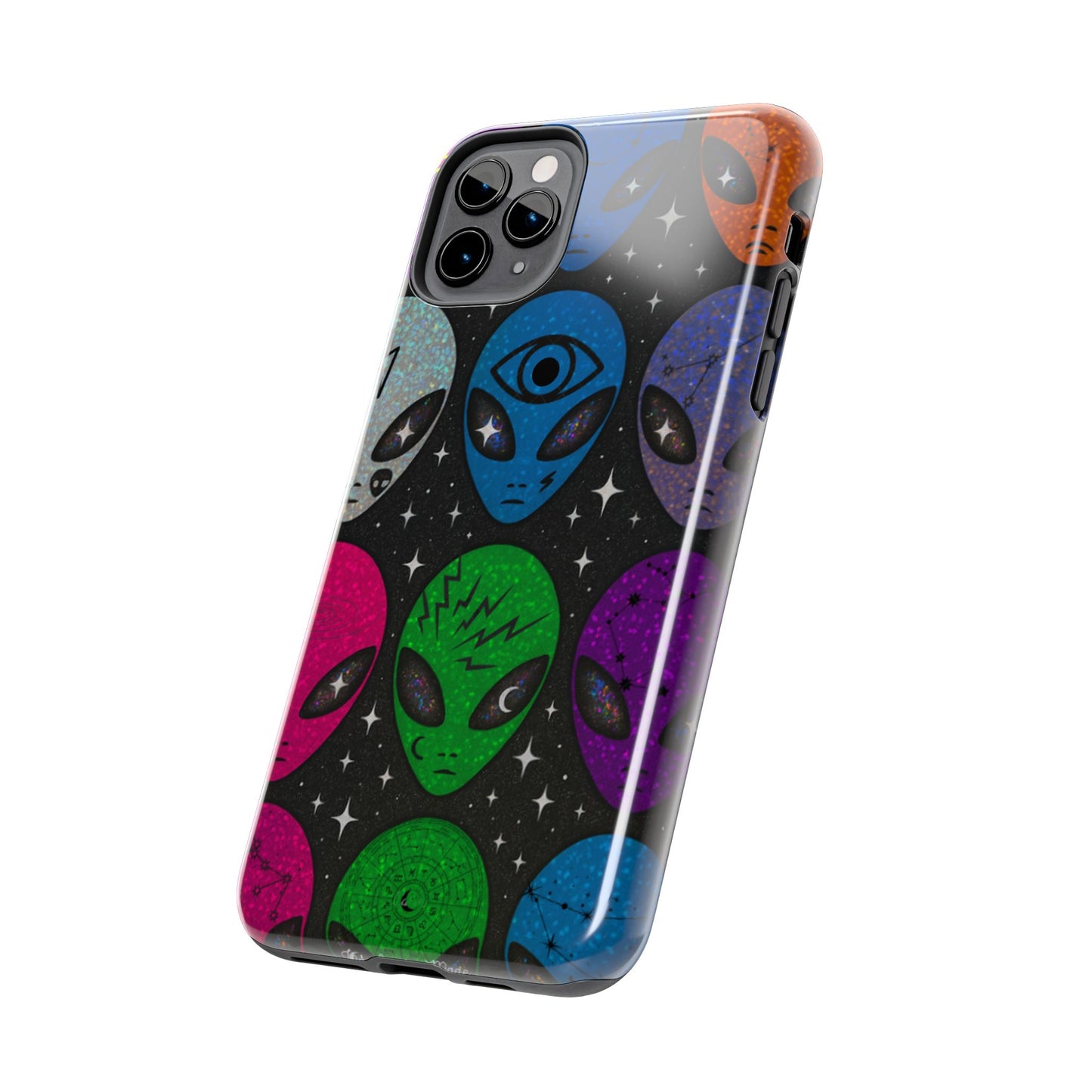 Los Angelez Made x Y2K Alien Sticker Sheet Tough Phone Case