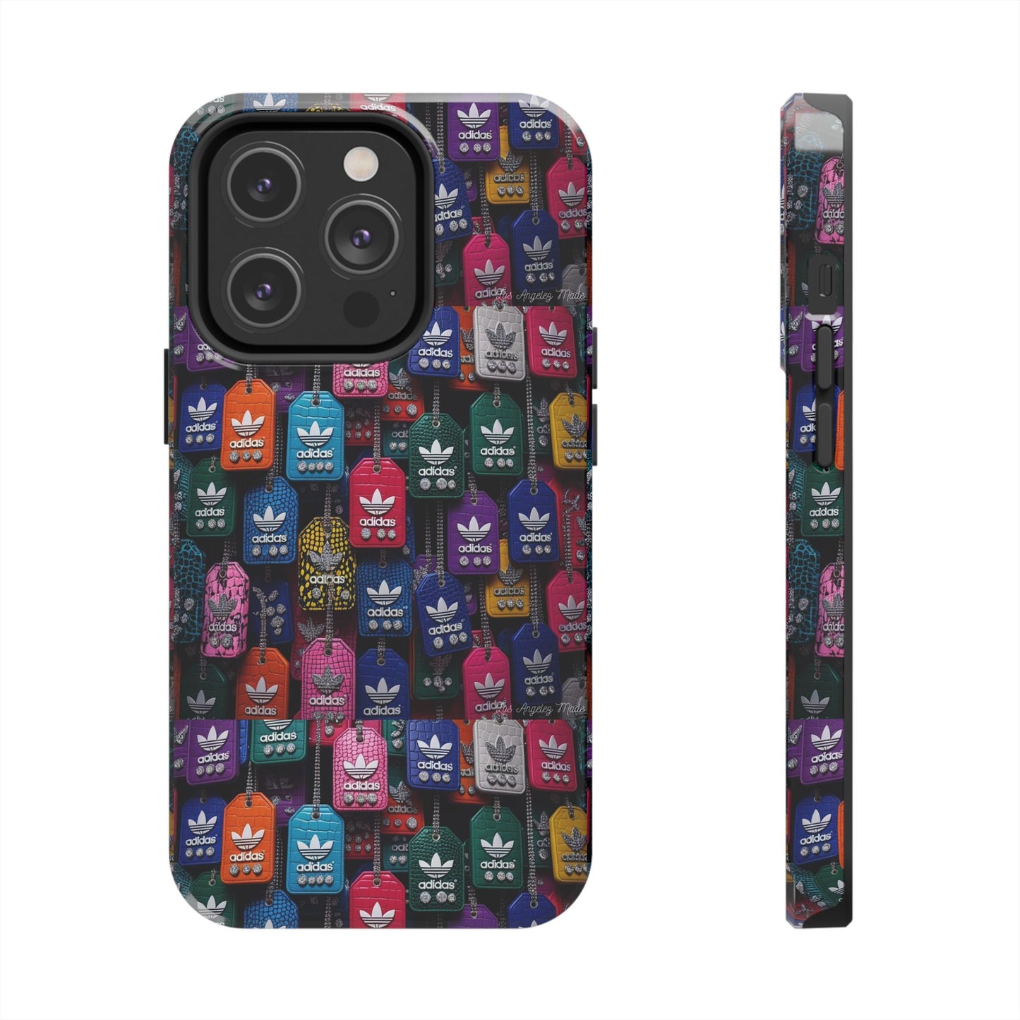 Los Angelez Made x Adidas Leather Tags Tough Phone Case