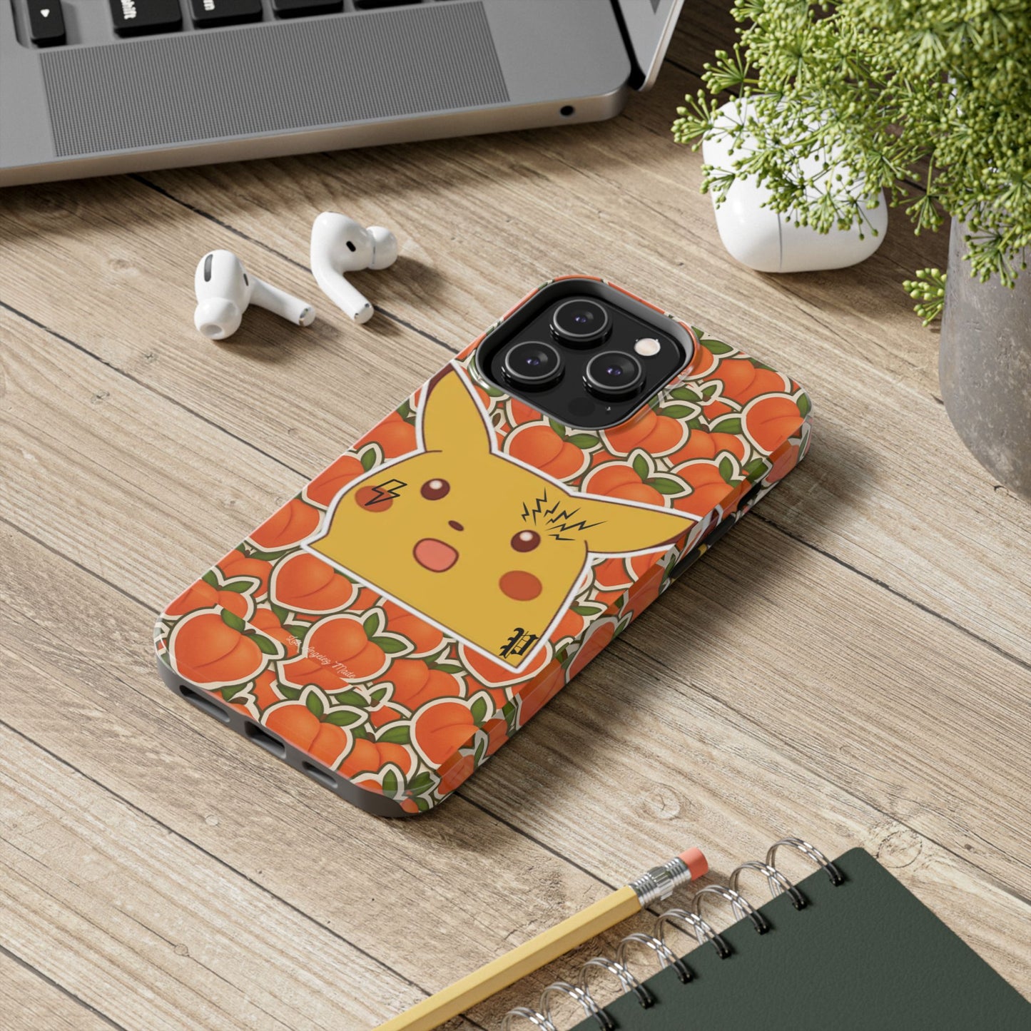 Los Angelez Made x Shocked Pika Peach Tough Phone Case