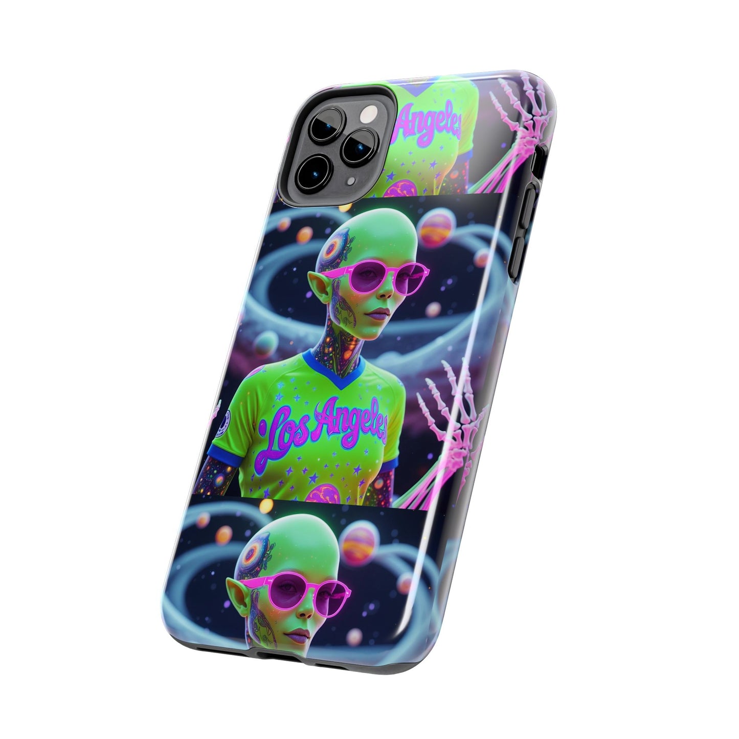 Los Angelez Made x Neon Alien Tough Phone Case
