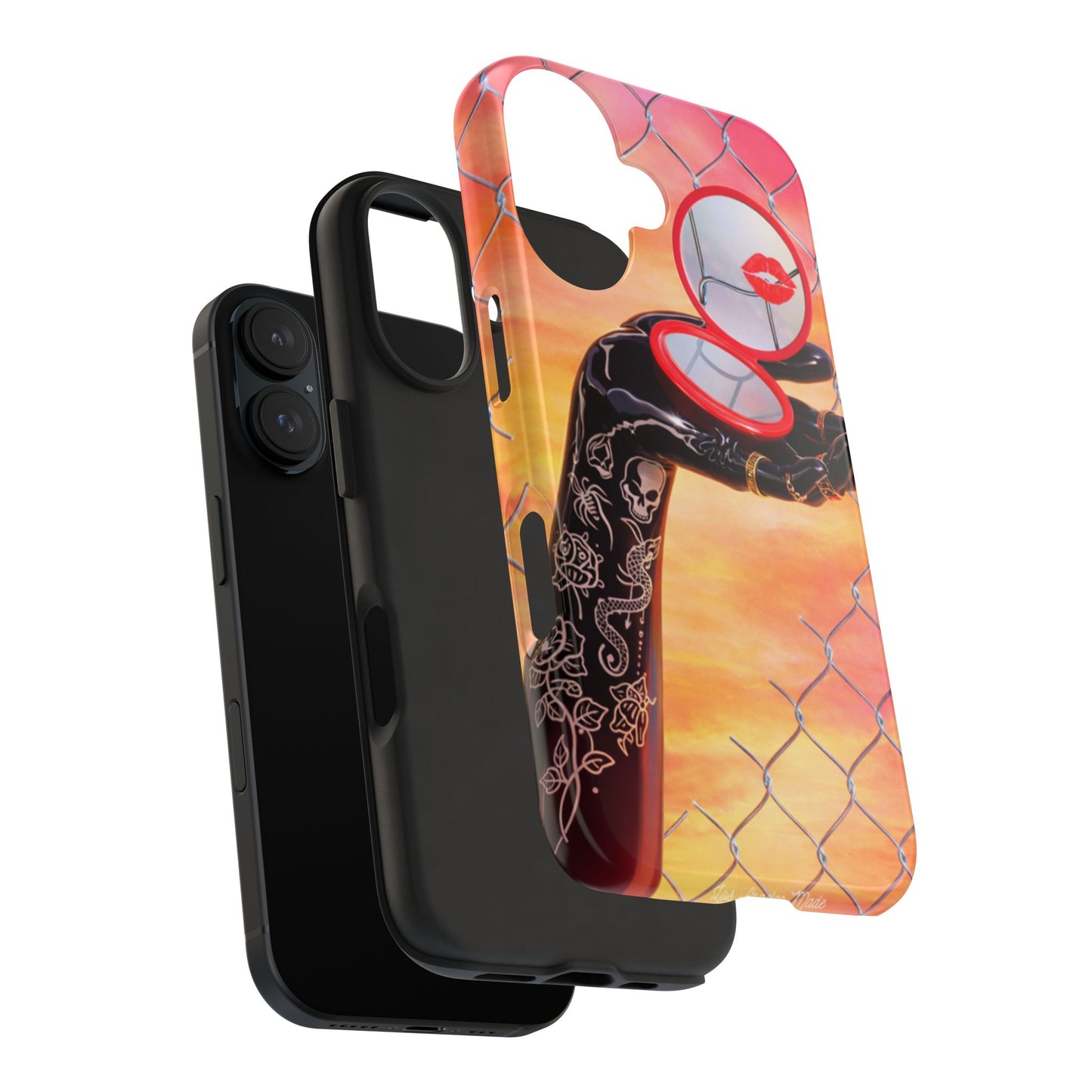 Los Angelez Made x Compact Kiss Tough Phone Case
