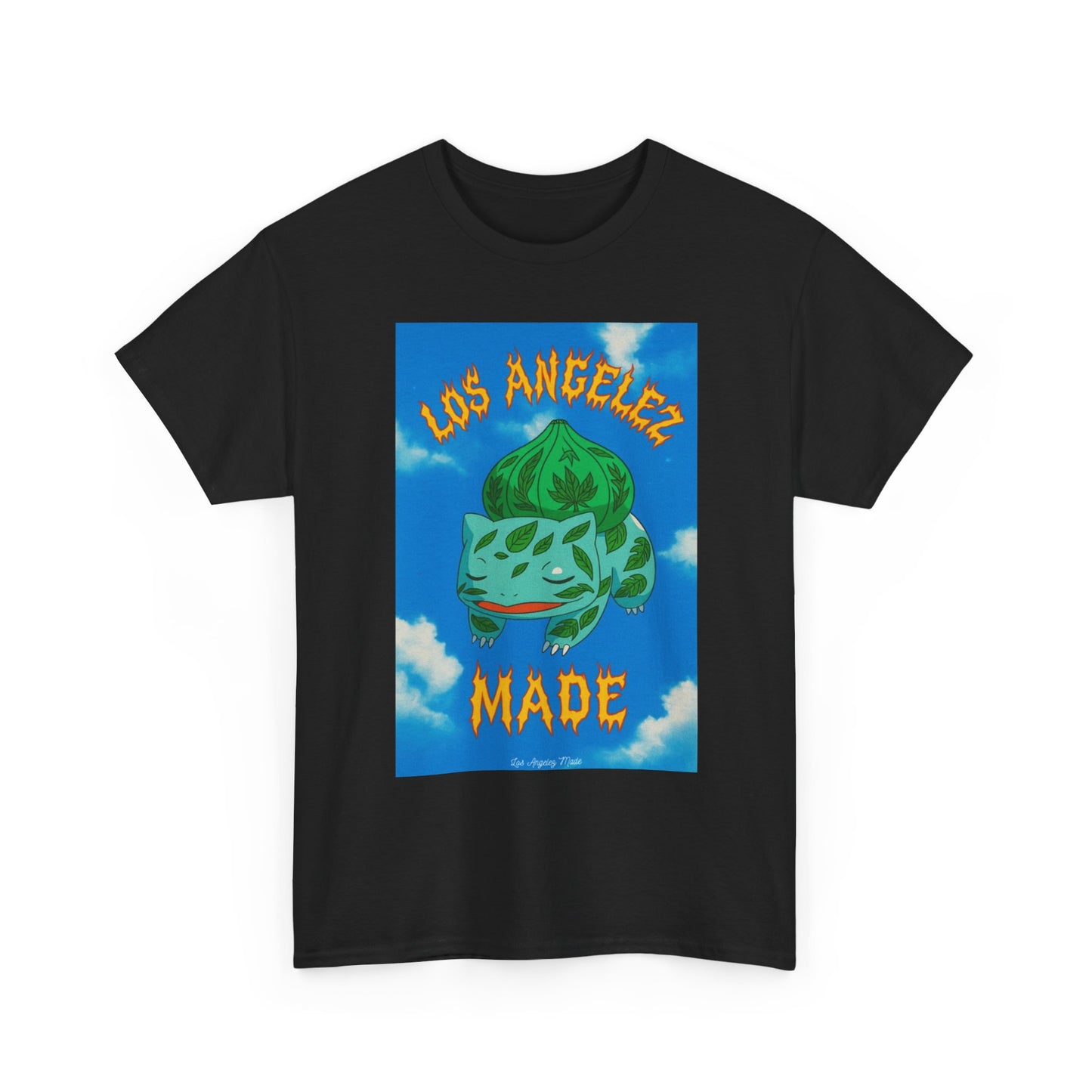 Los Angelez Made x Bulba Saur Unisex Heavy Cotton T-Shirt